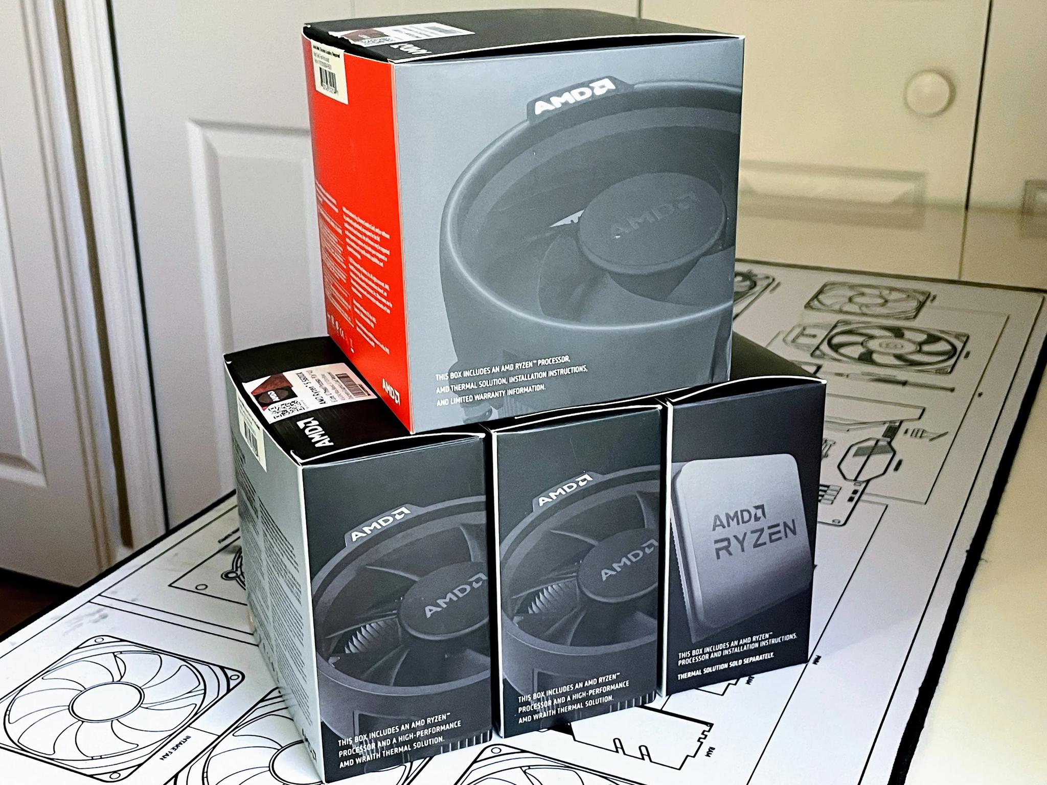 Empty AMD Ryzen CPU Boxes
