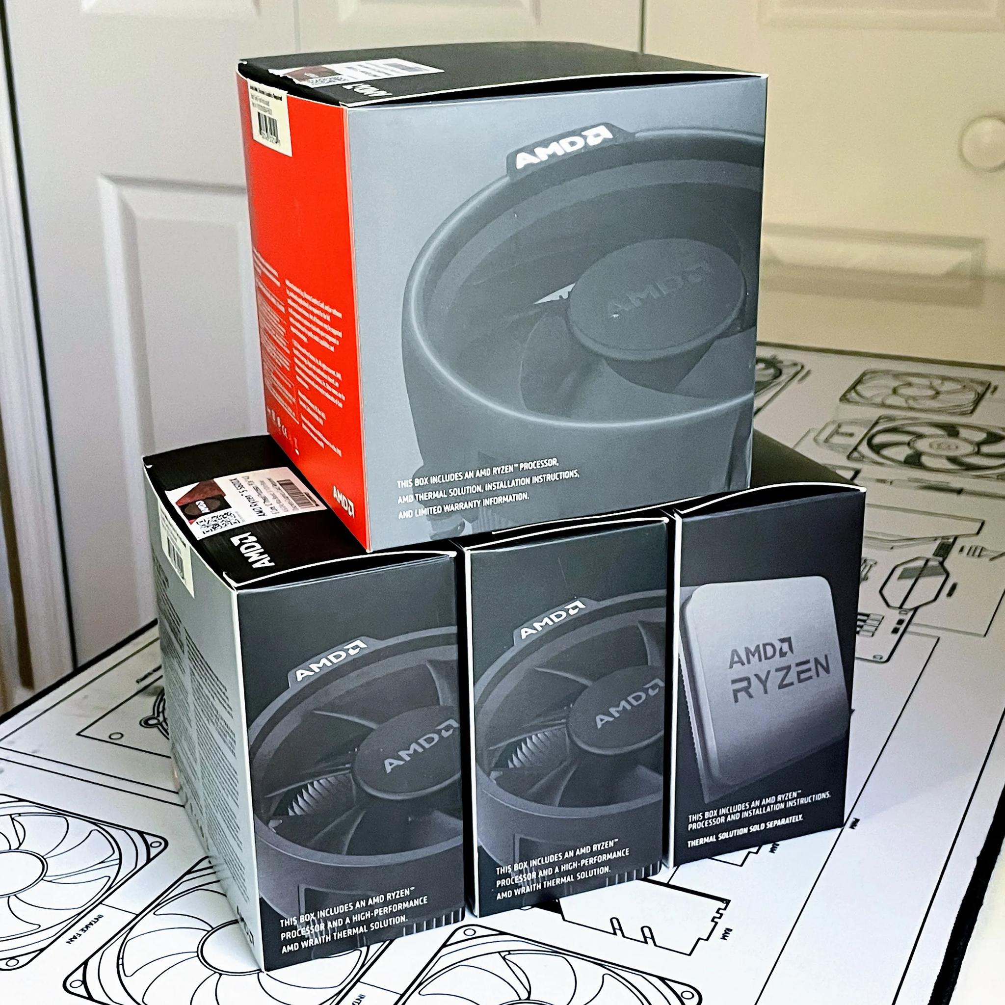 Empty AMD Ryzen CPU Boxes