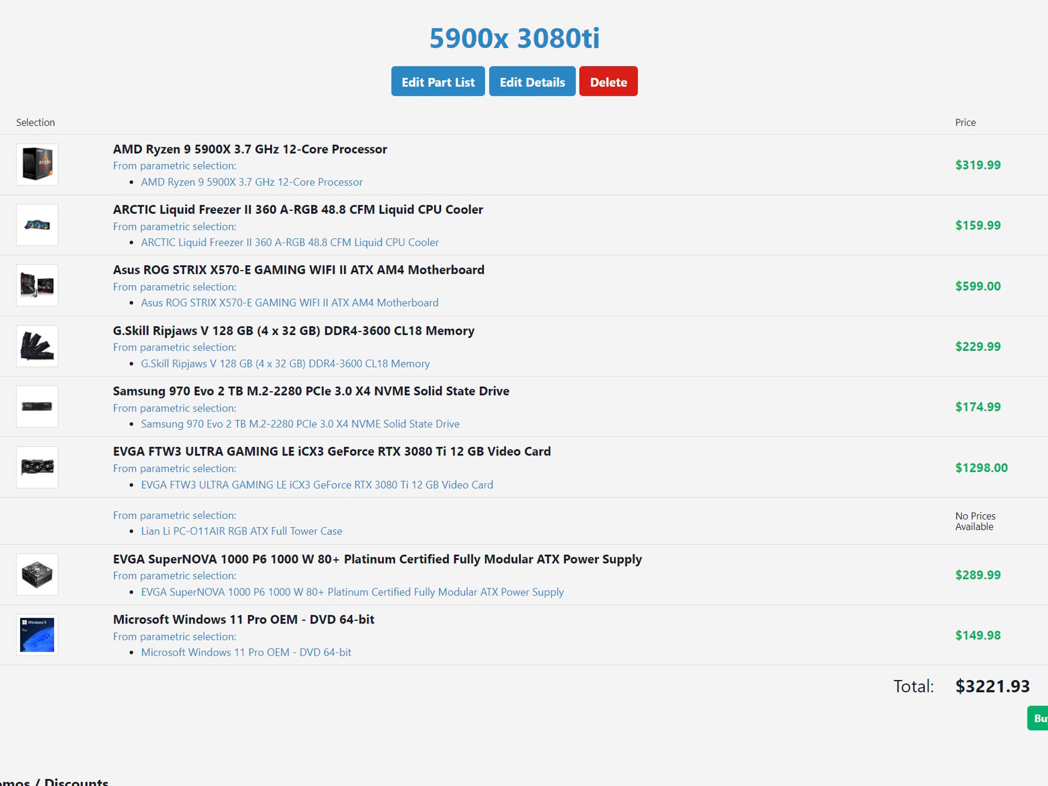 3080ti 5900x AutoCad Creative/ Gaming PC 128GB ram for AutoCad and Gaming