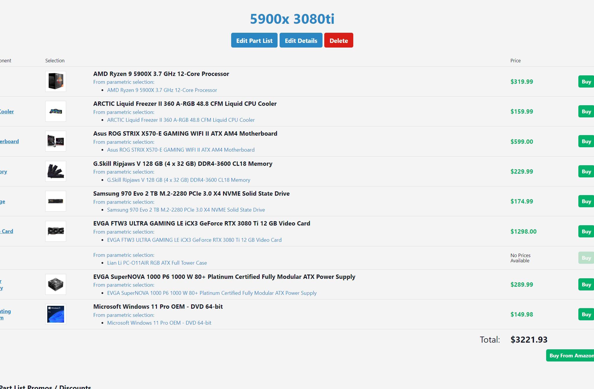 3080ti 5900x AutoCad Creative/ Gaming PC 128GB ram for AutoCad and Gaming