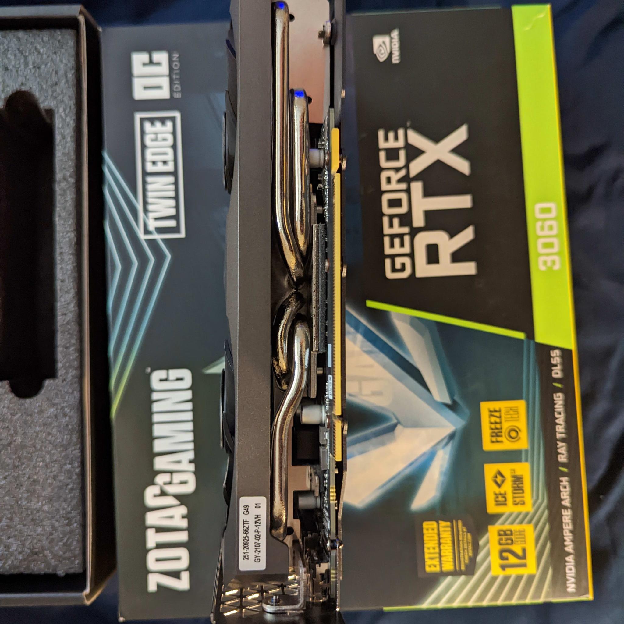 Used Zotac Twin Edge OC RTX 3060 12GB