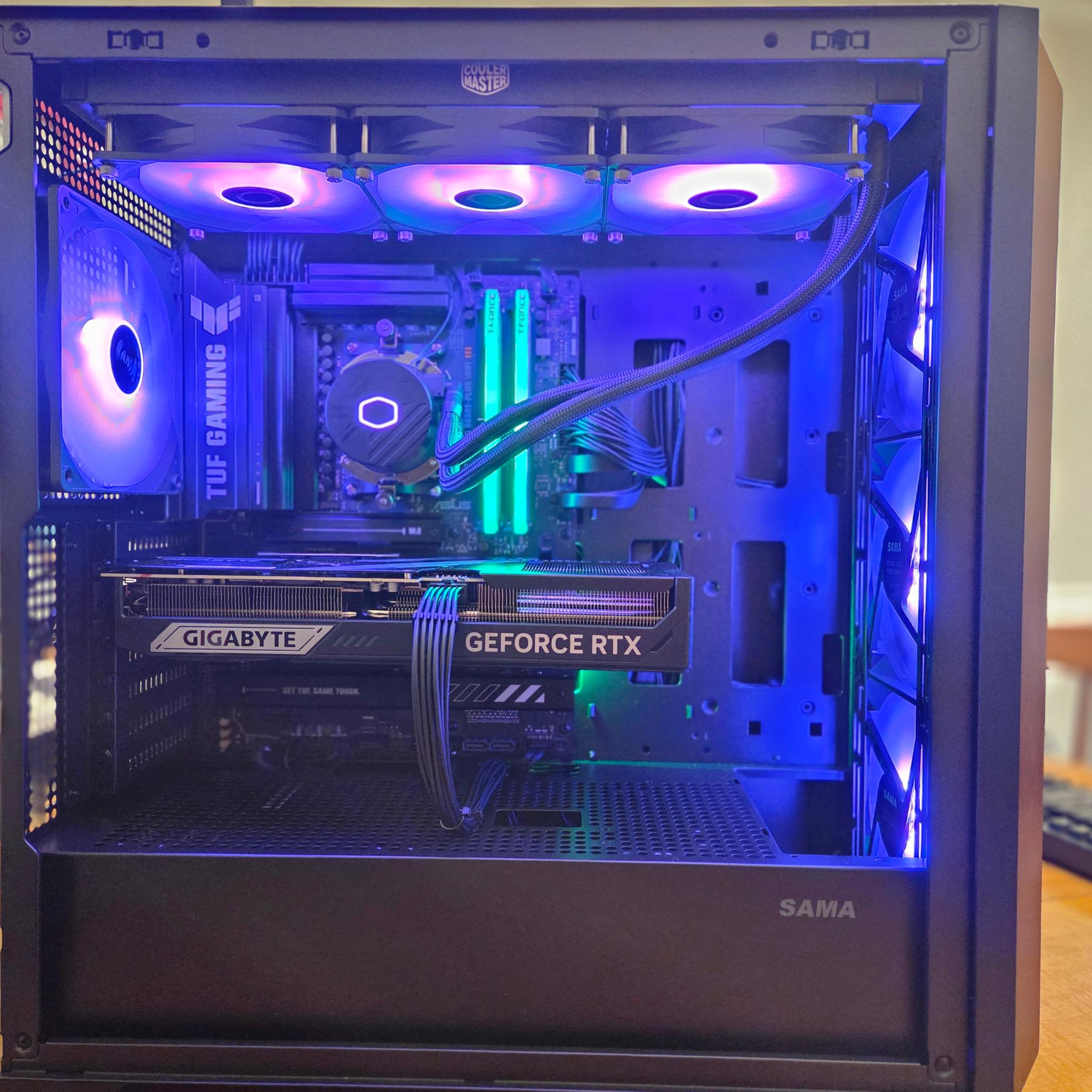 ASUS TUF B650E-PLUS WiFi, RTX 5070 TI, 32GB 6000 CL30 - Gaming/Streaming PC