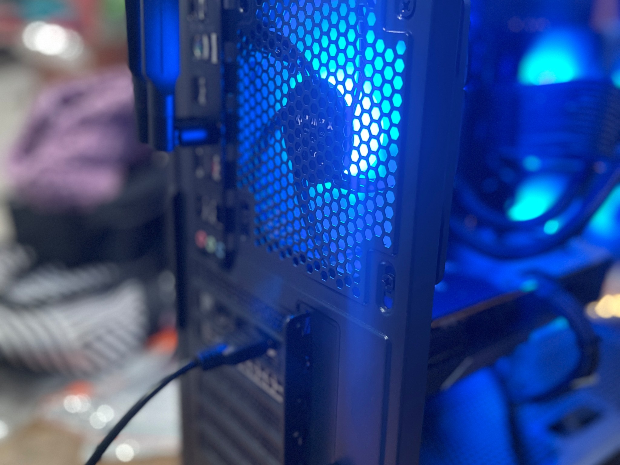 ⚡️“StormCore X – Lightning-Fast Gaming PC with Striking Blue LEDs (On Sale!)”
