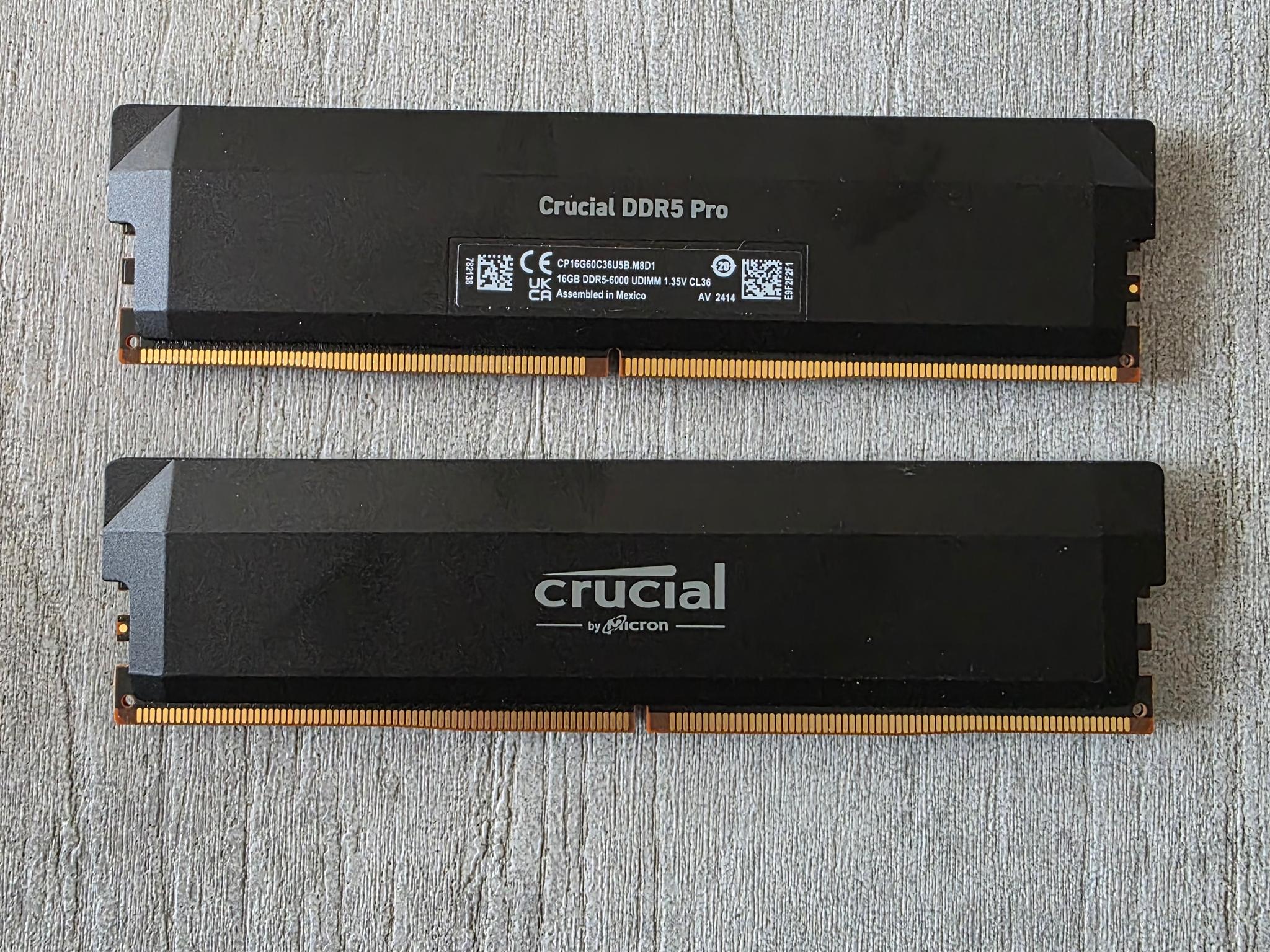 Cruical DDR5 6000 CL36 32GB Ram