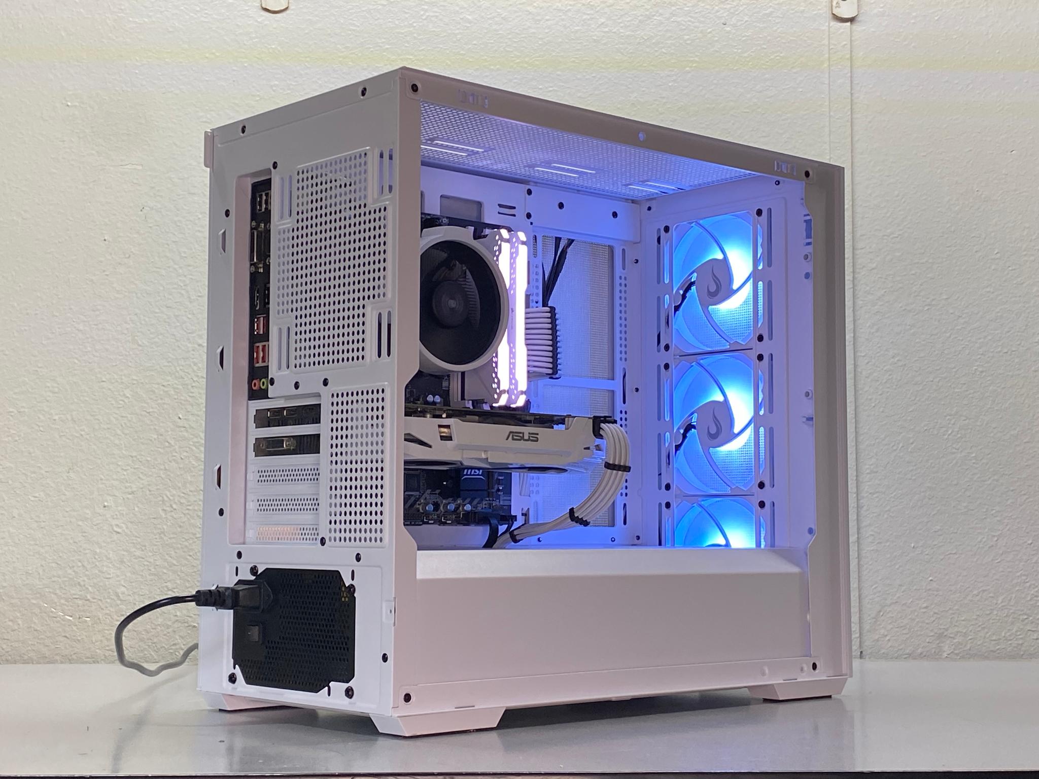 White ARGB Gaming PC | Ryzen 5 | GTX 1060 |