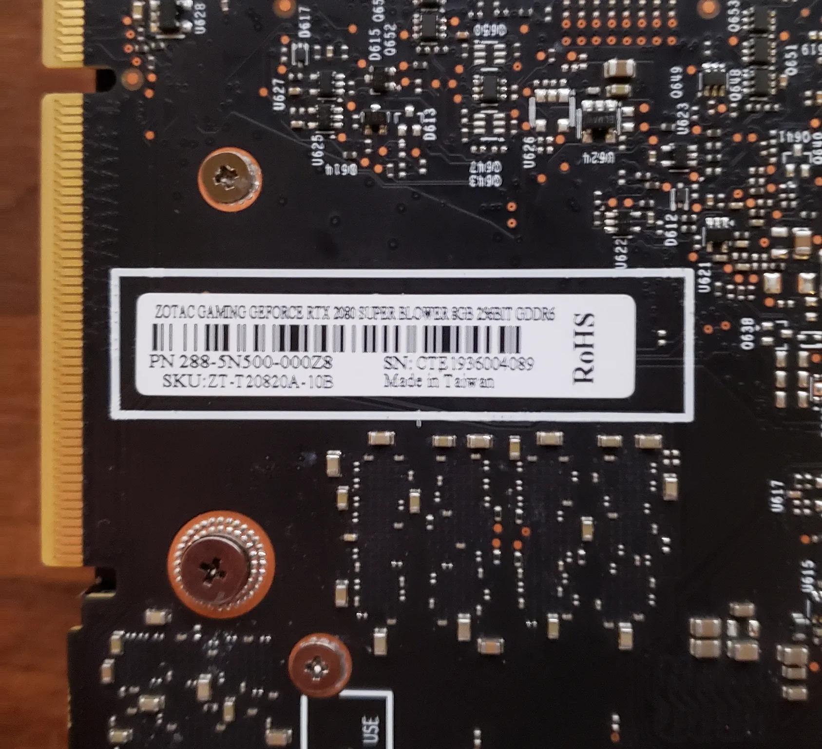 Zotac Gaming RTX 2080 Super