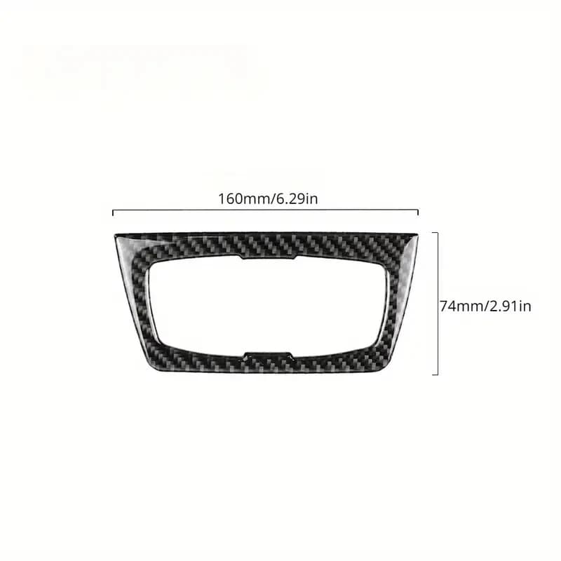Carbon Fiber Headlight Control Decorative Sticker for BMW 3 Series (2013-2017)