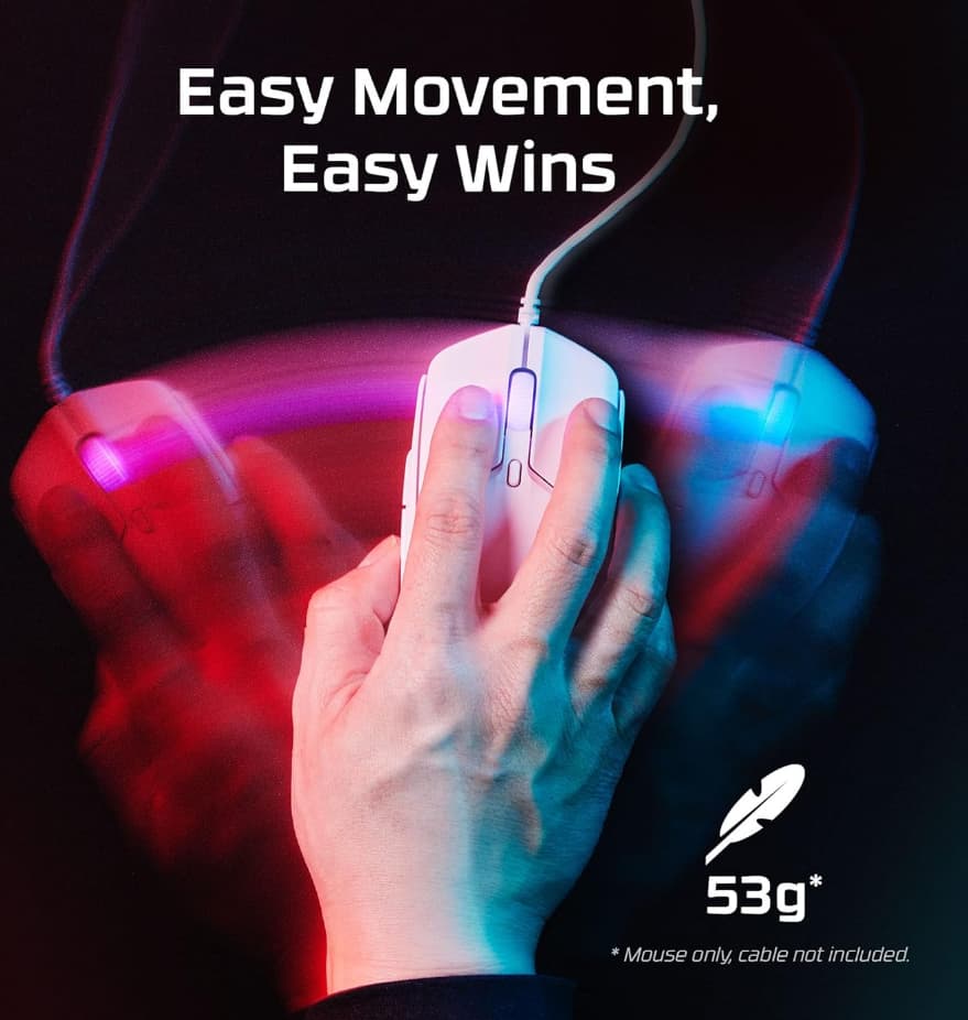 BNIB HyperX Pulsefire Haste 2 Gaming Mouse