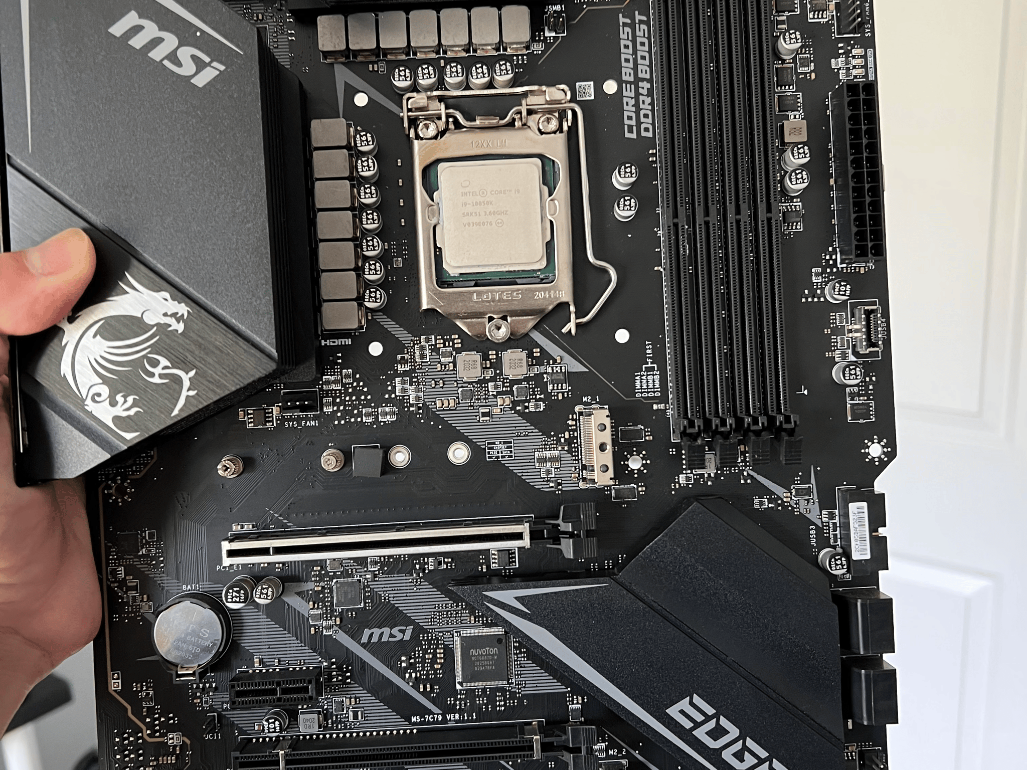 i9-10850k & MSI Z490 MAG Gaming Edge Wi-Fi
