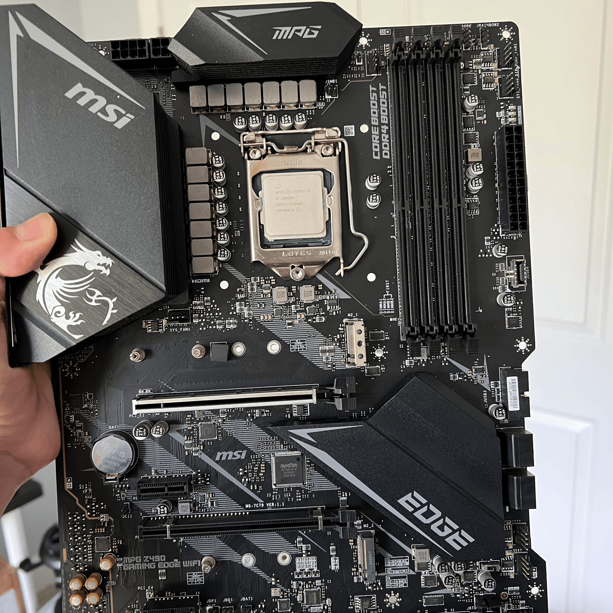 i9-10850k & MSI Z490 MAG Gaming Edge Wi-Fi