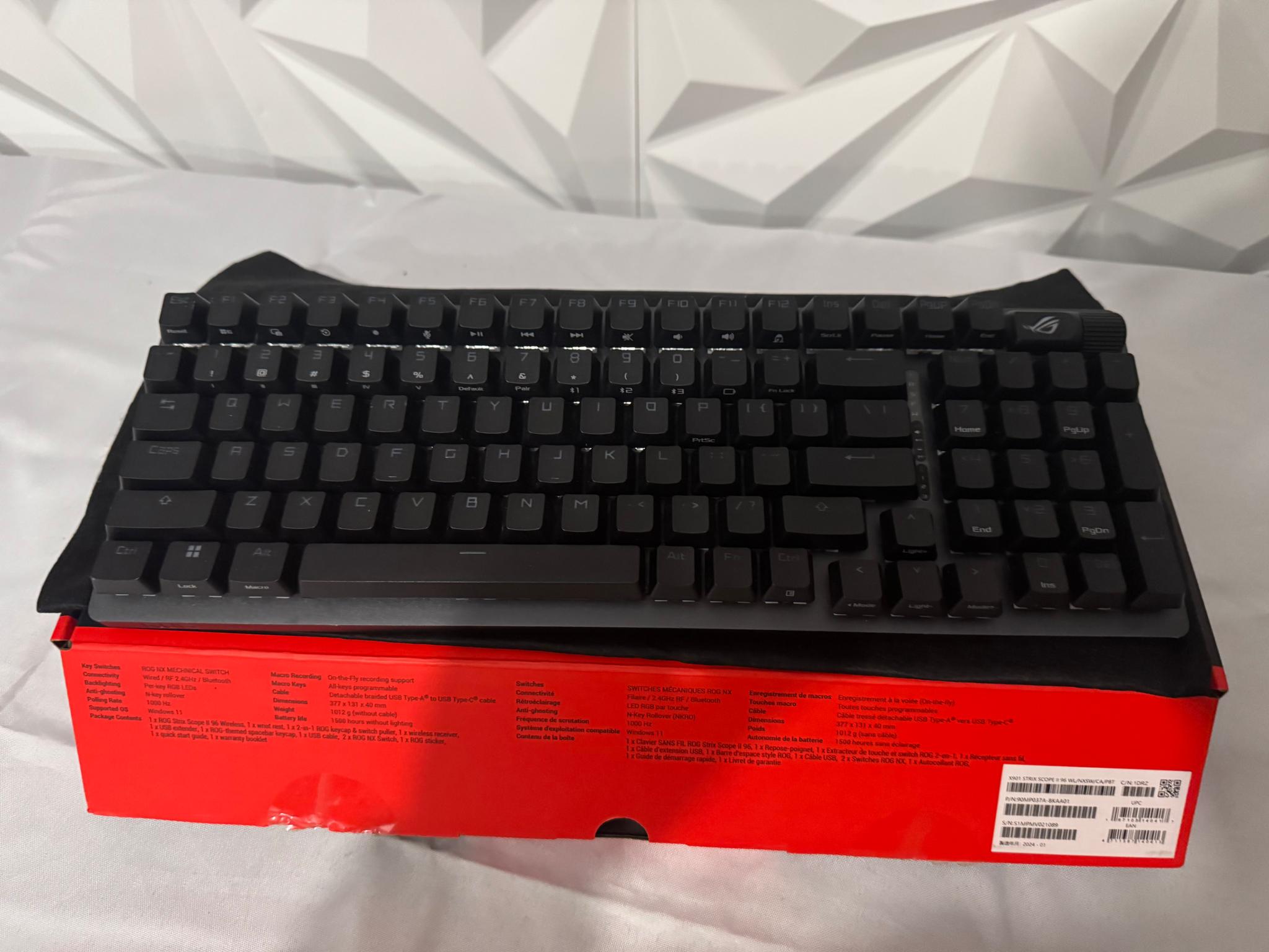 NOB Asus Rog Strix Scope ii 96 wireless