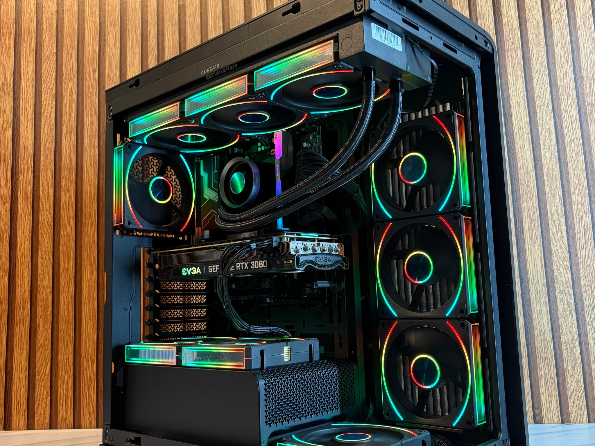 RTX 3080 | RYZEN 5 9600X | 24GB DDR5 | 360MM AIO | 1000W | 1TB
