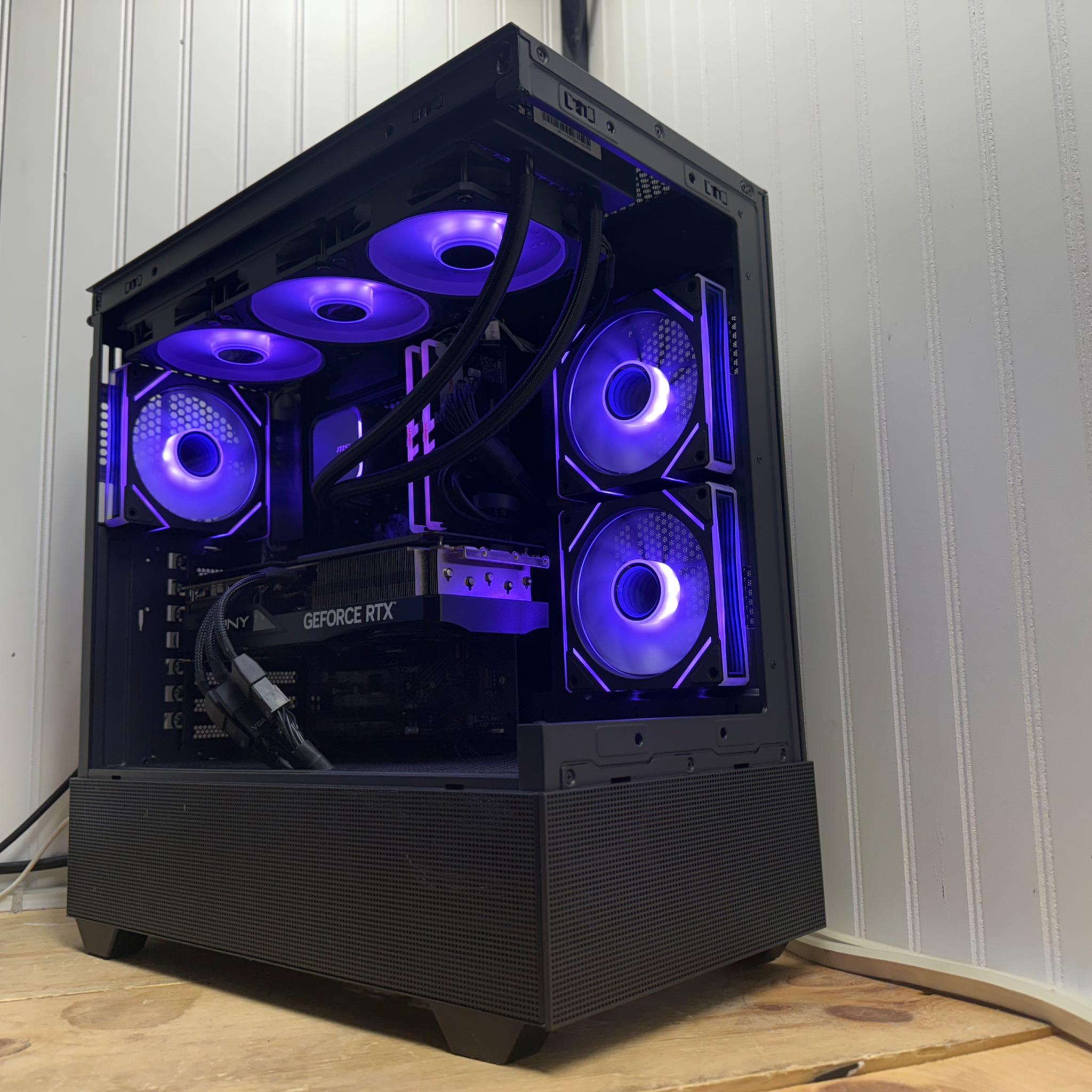 Shadow Stalker  i9-13900KF | RTX 5070 Ti | 64g DDR5 | Z790 | 2TB NVMe | 360 AIO | 1600 watt EVGA