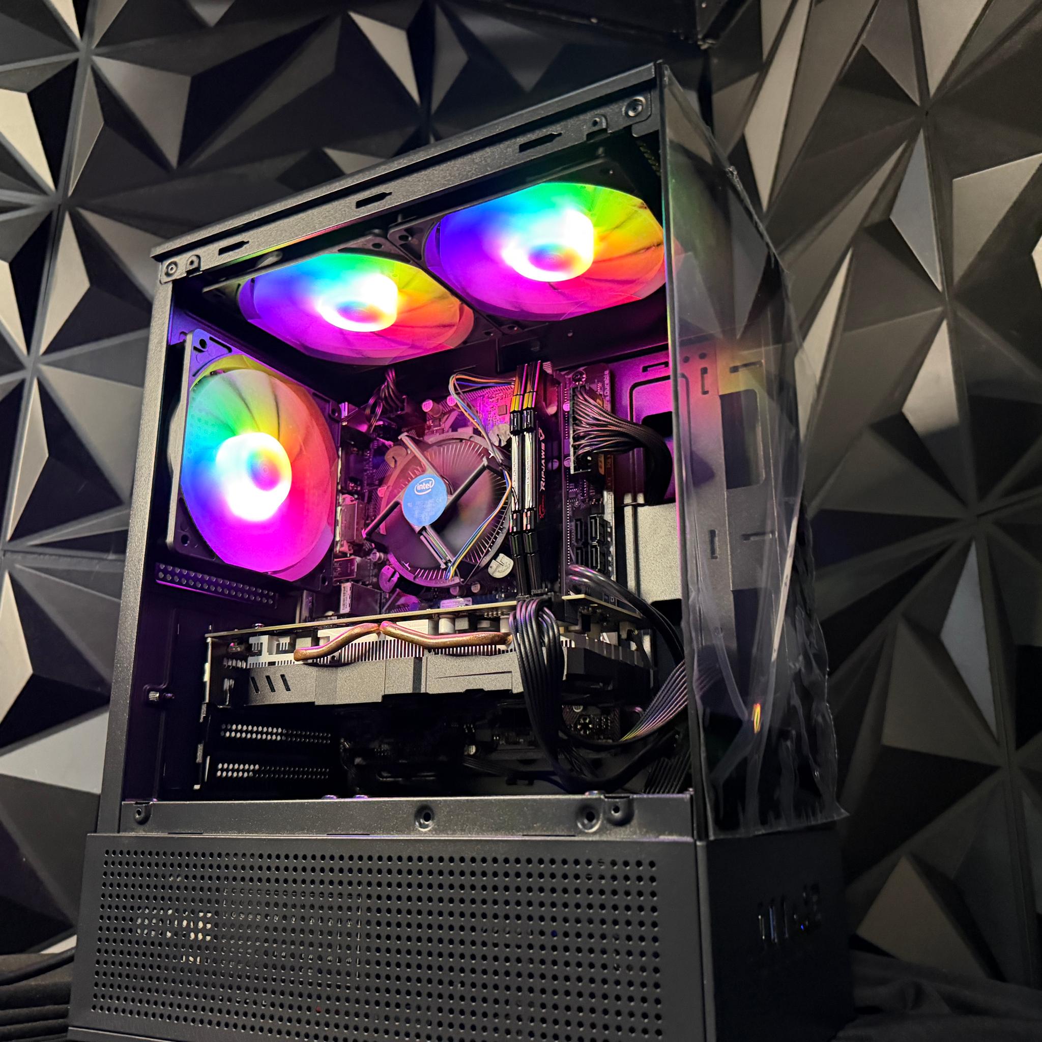 💜🔥 THE BUDGET BADDIE 🔥💜 i5 10500T| RX 580 | 16 GB DDR4| 500GB NVMe| 650W PSU