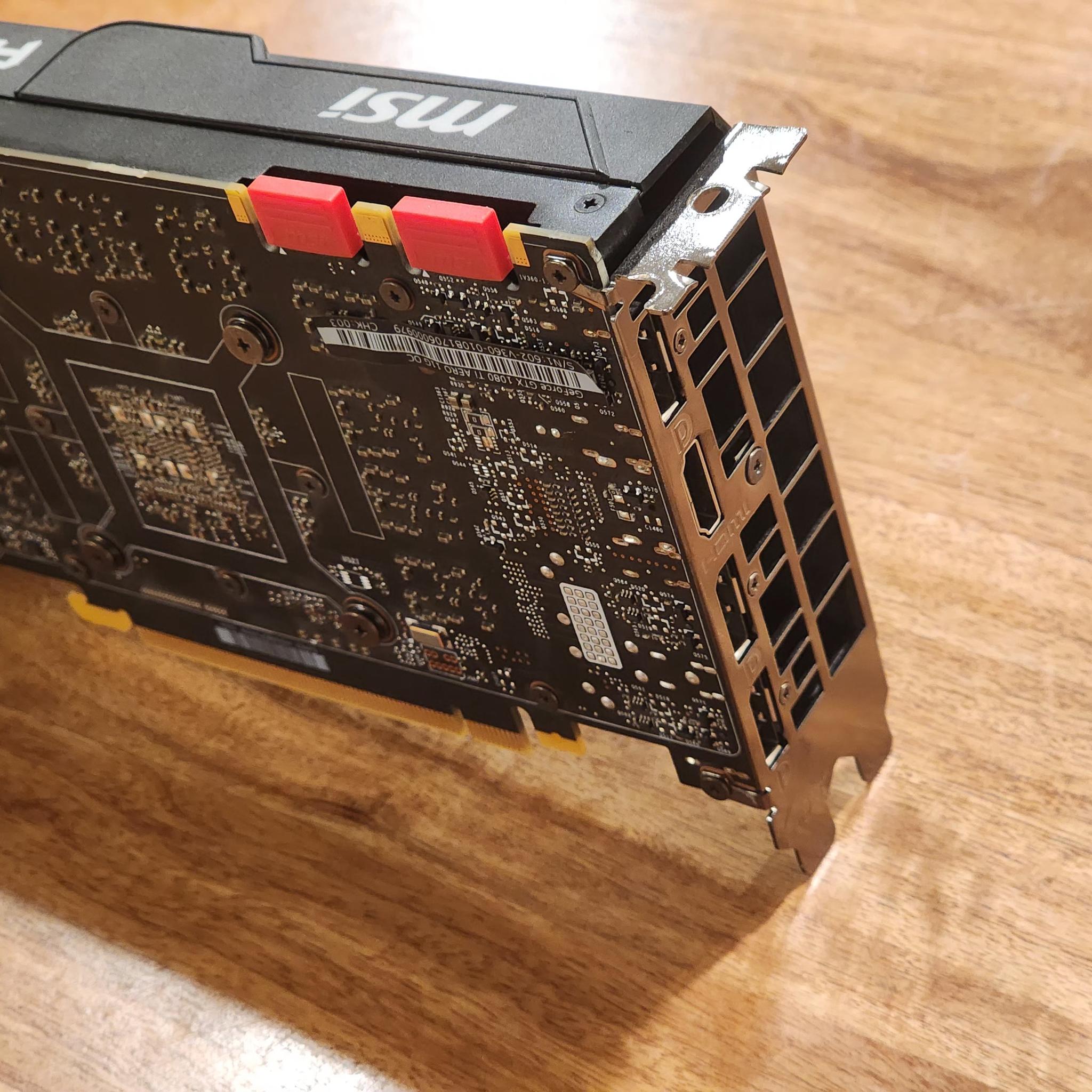 MSI GeForce GTX 1080 Ti AERO OC 11GB 352-Bit GDDR5X