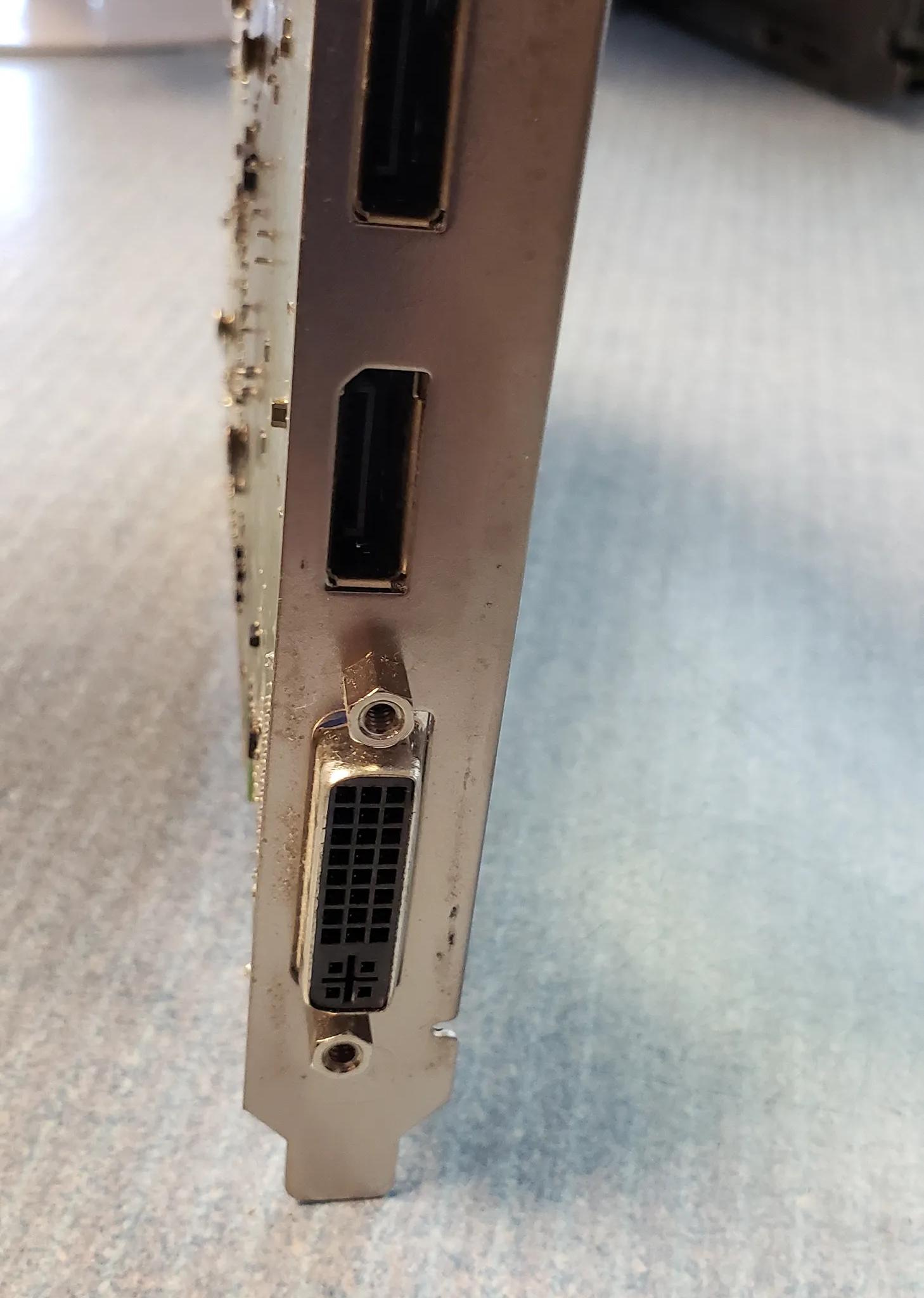 AMD R7 450 graphics card with 4gb memory.