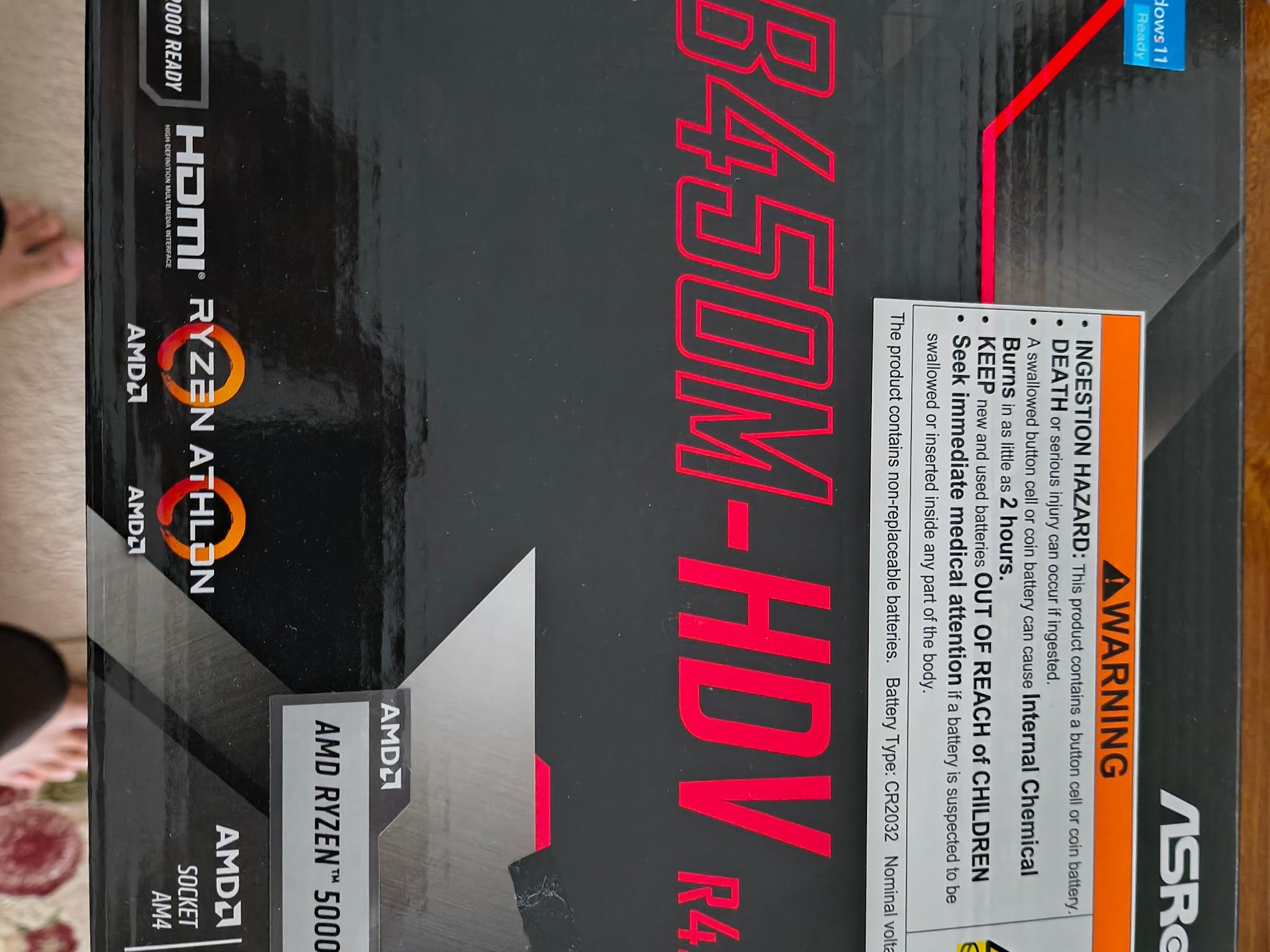 ASRock B450 HDV r.4 Motherboard