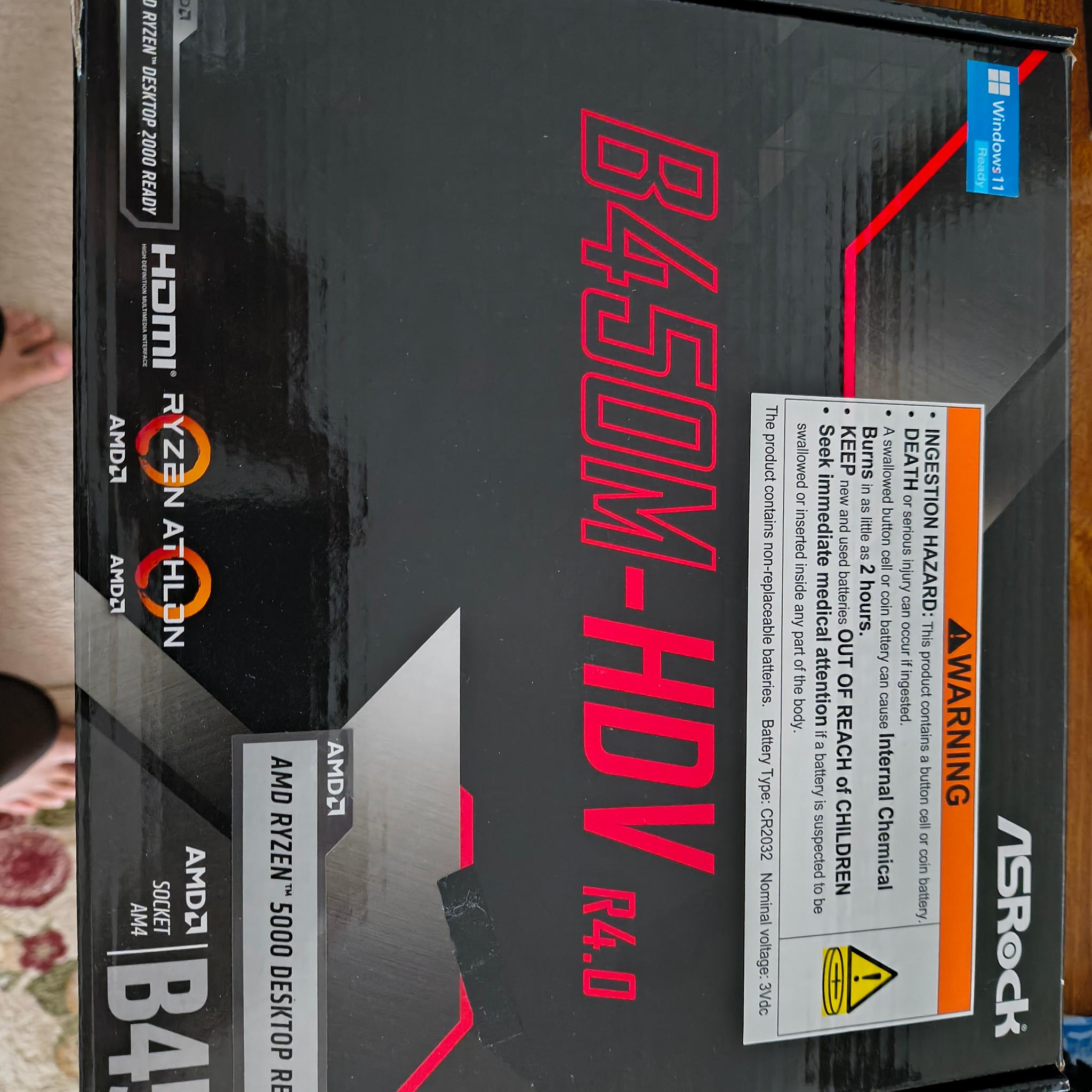ASRock B450 HDV r.4 Motherboard