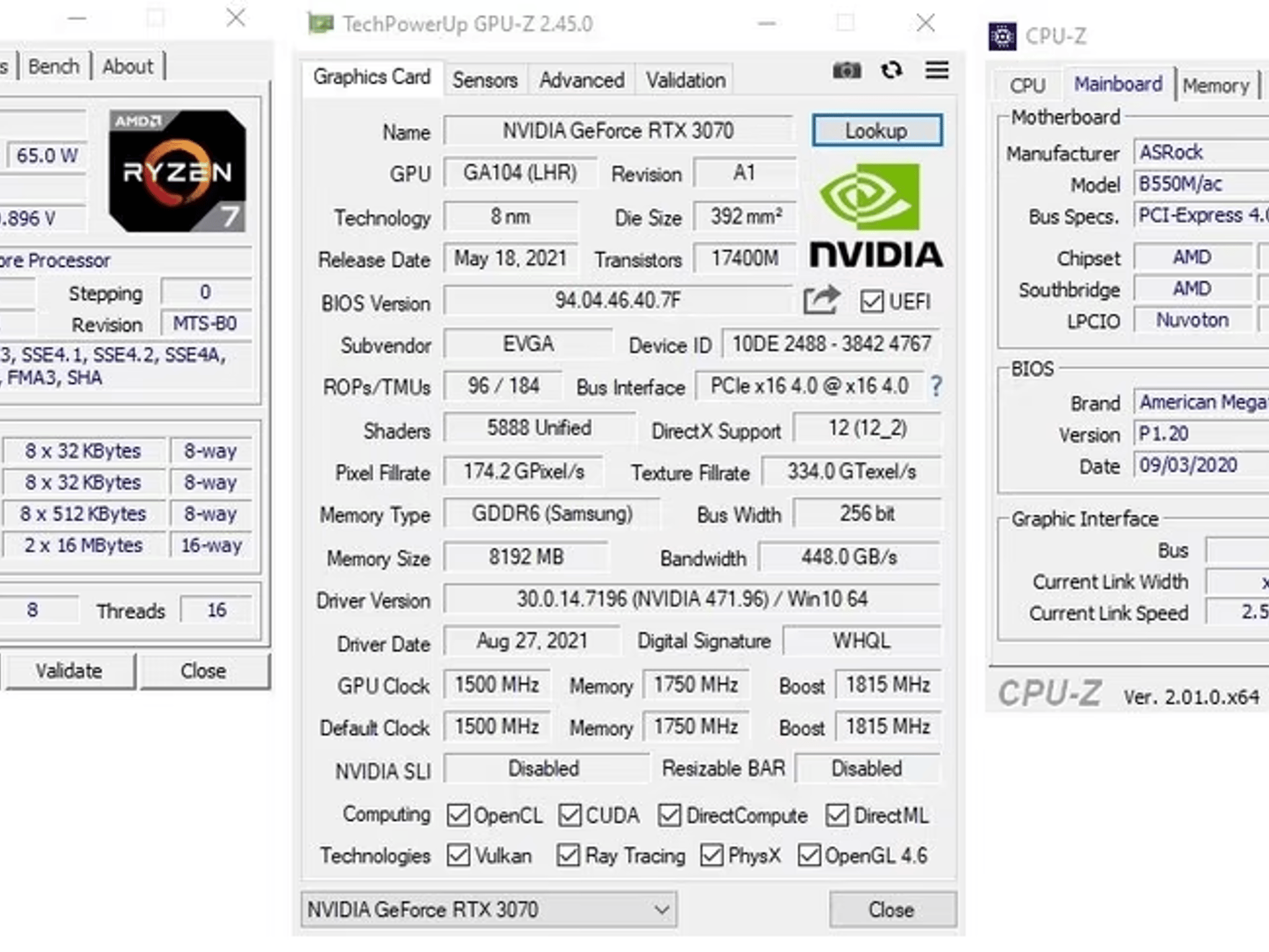 PC on Sale! Ryzen 7 3700X, RTX 3070 FTW, 16GB DDR4 3200 RAM, 1TB SSD