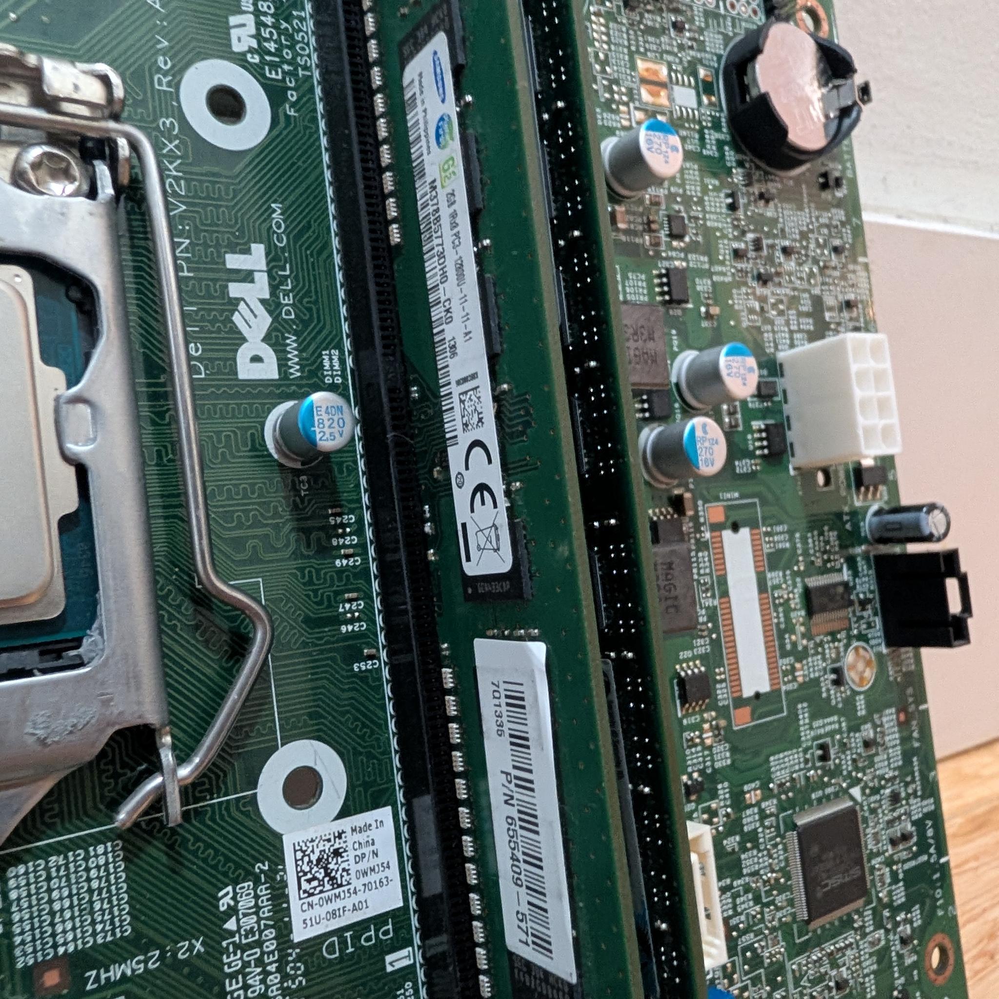 Motherboard combo| I3 4170 | 4GB 1333 | Dell LGA 1150|