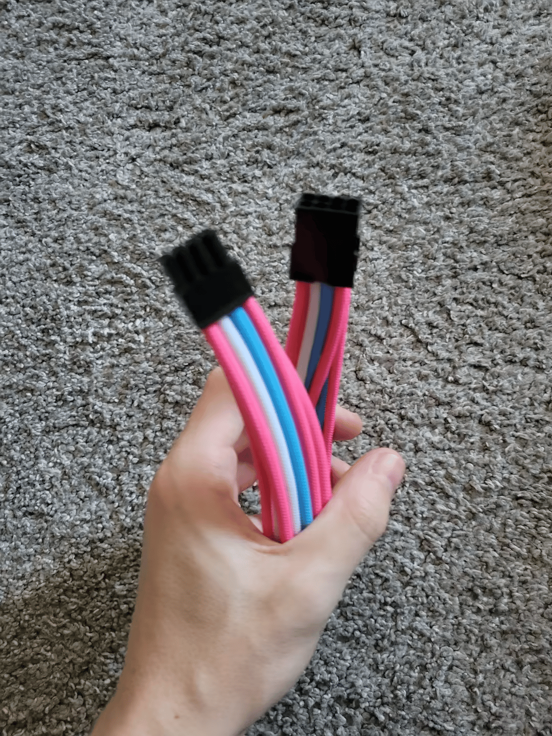Sleeved 8 pin gpu cable