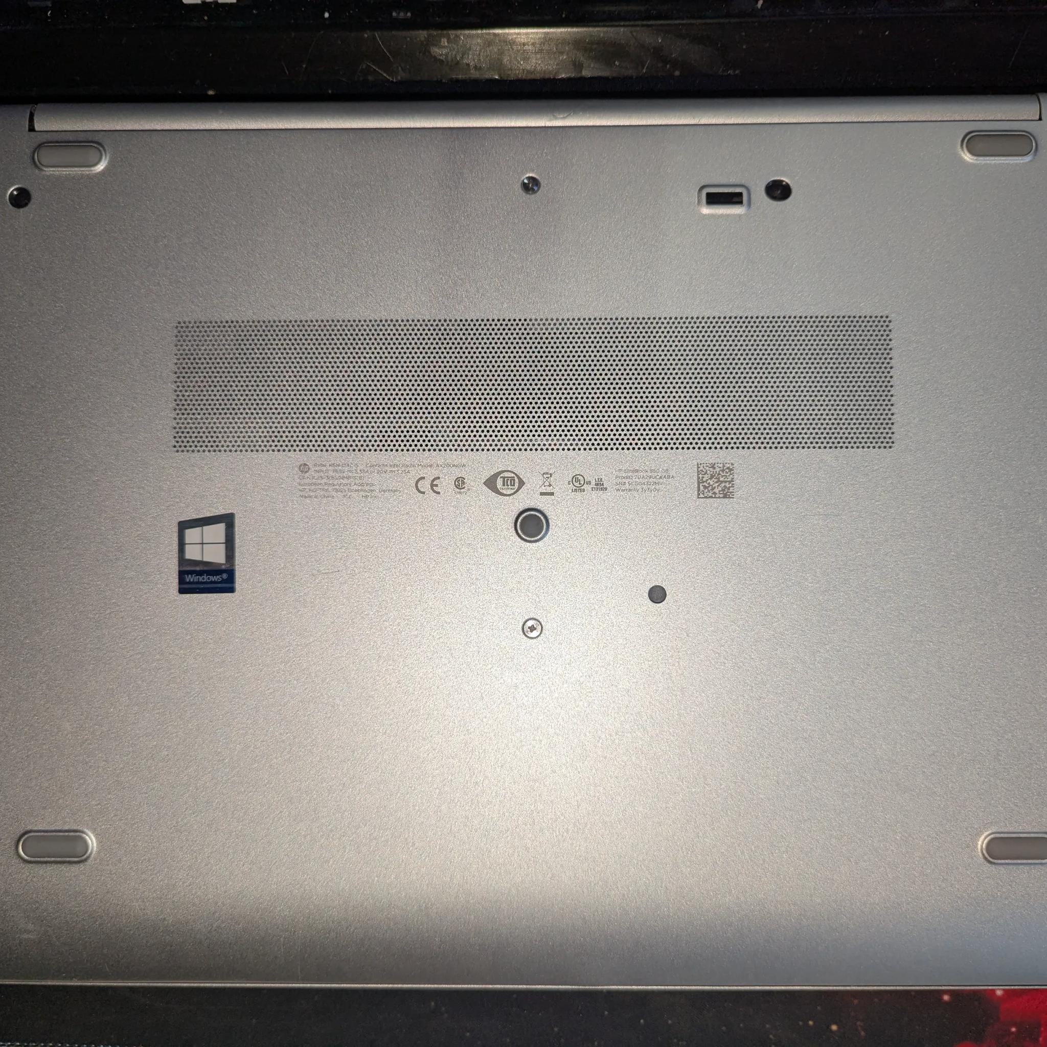 HP Elitebook 850 G6 15.6 inch Laptop With Docking Station