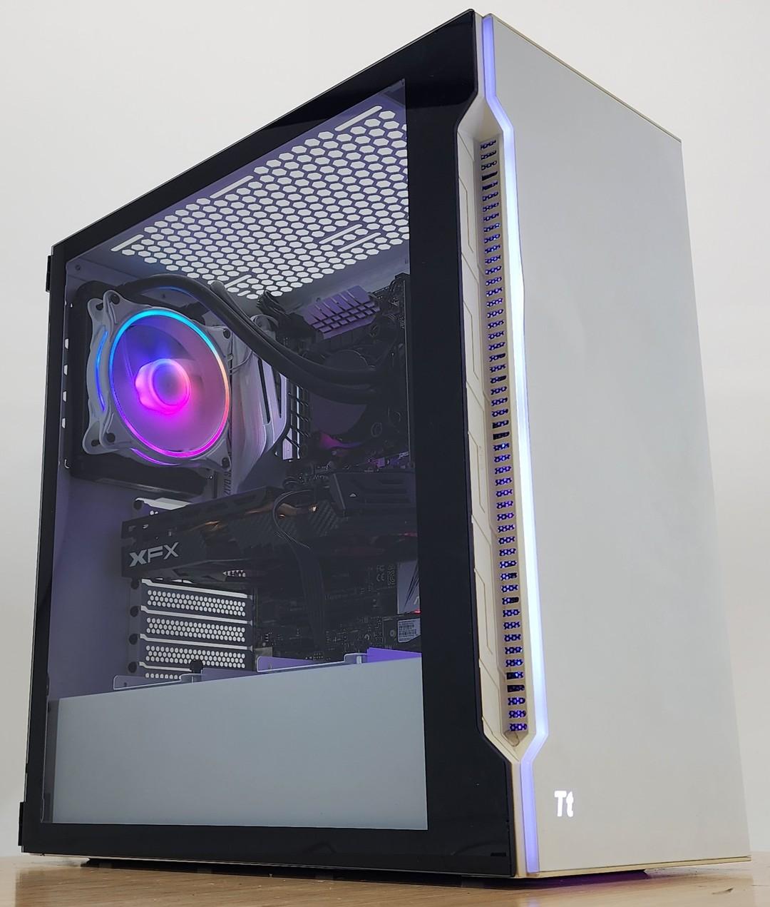 Gaming PC i7-6700K 16GB RAM 512GB SSD RX 580 8GB Windows 11 Computer