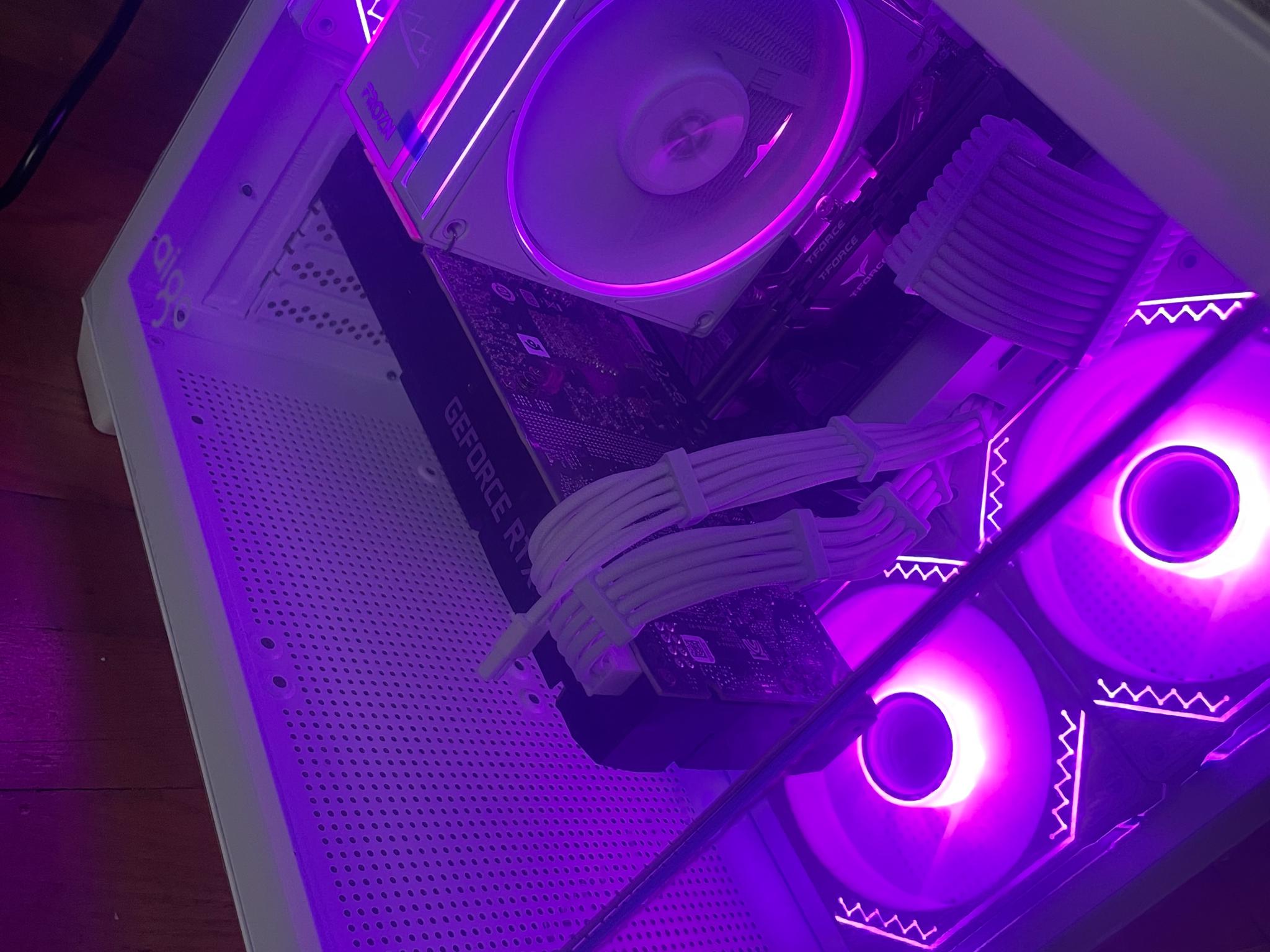 Ryzen 5, Nvidia 2080 Super - White RGB Gaming PC