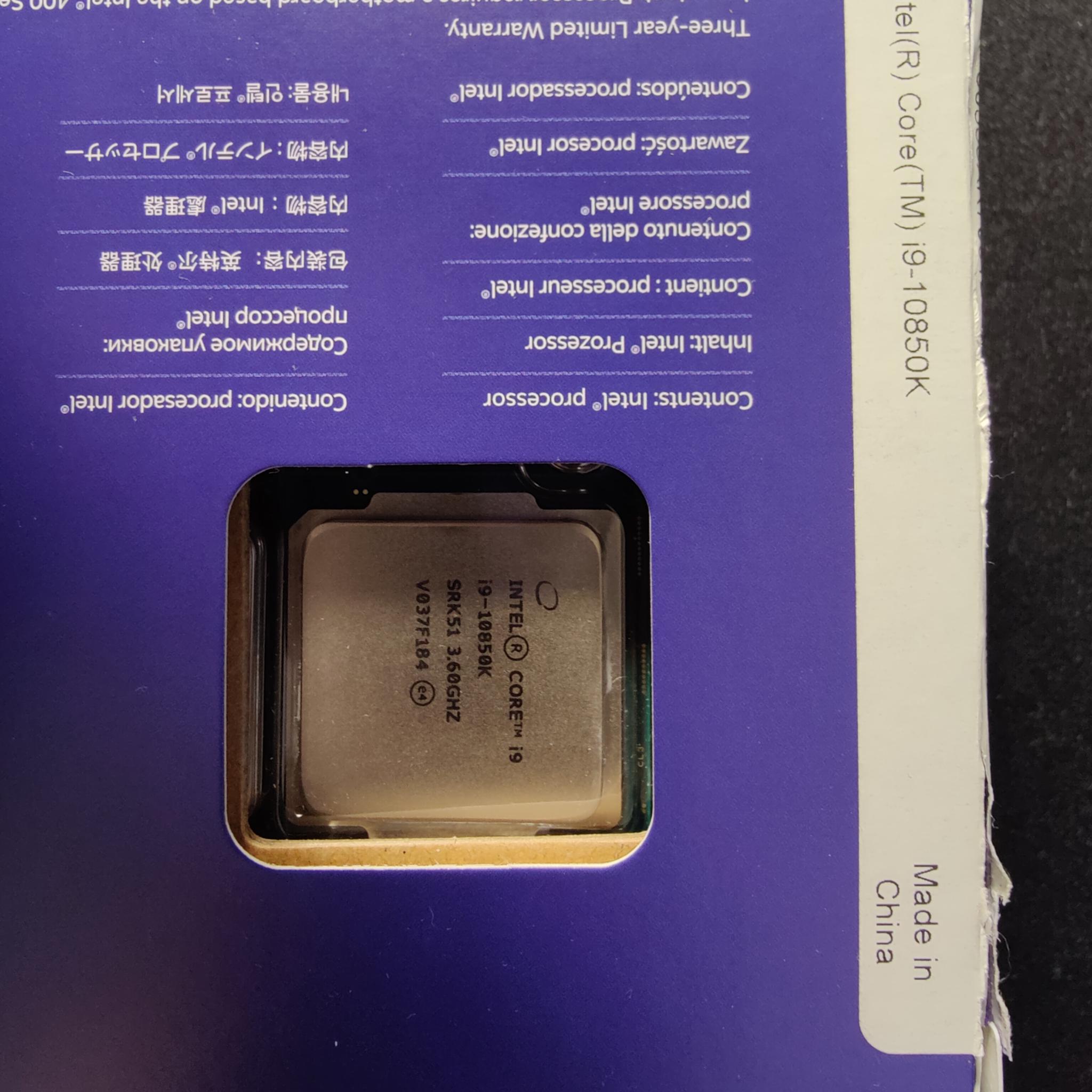 Intel Core i9-10850K
