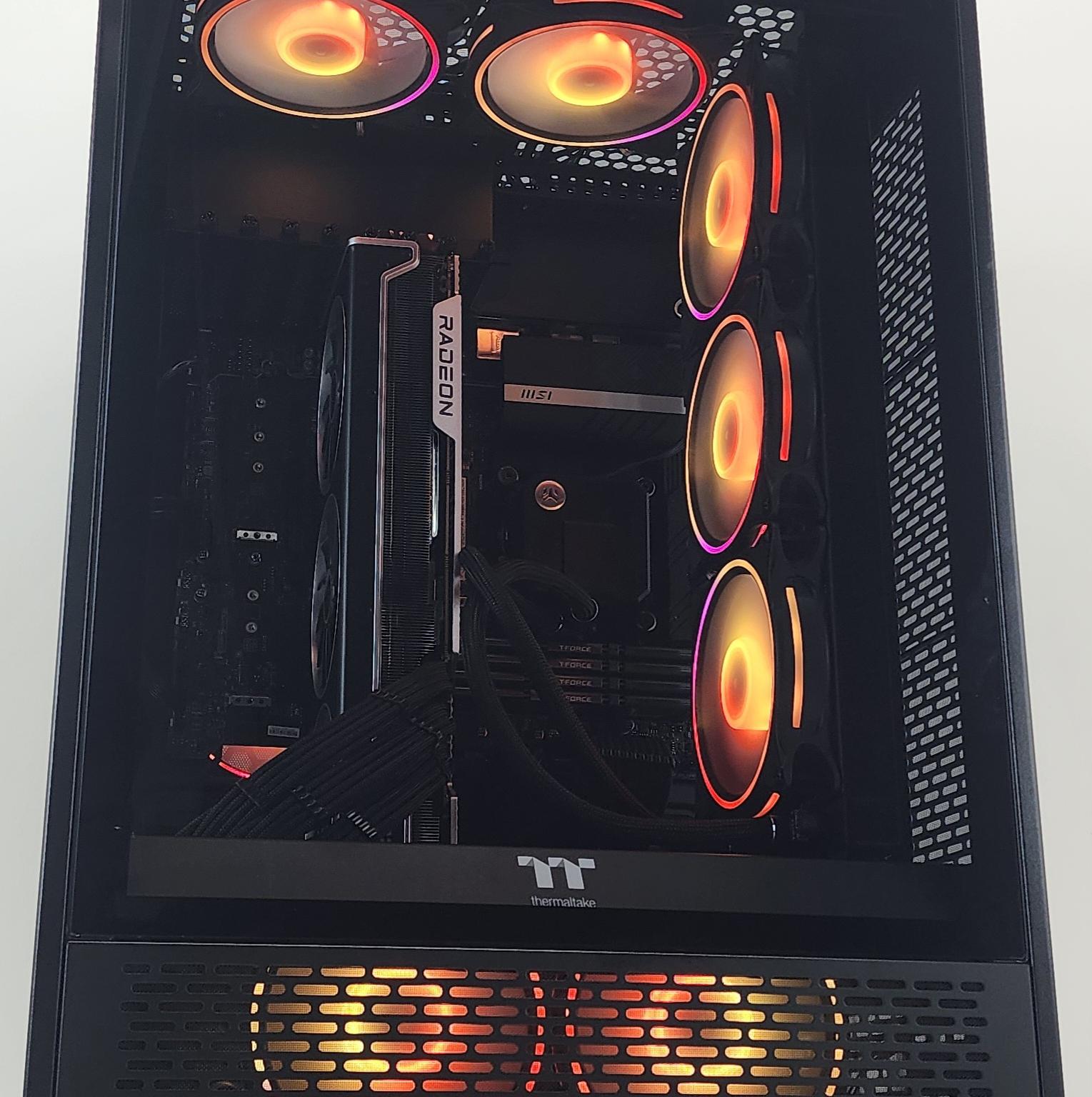 Gaming PC i9-14900K 32GB RAM 1TB SSD RX 7900 XTX 24GB Windows 11 Computer