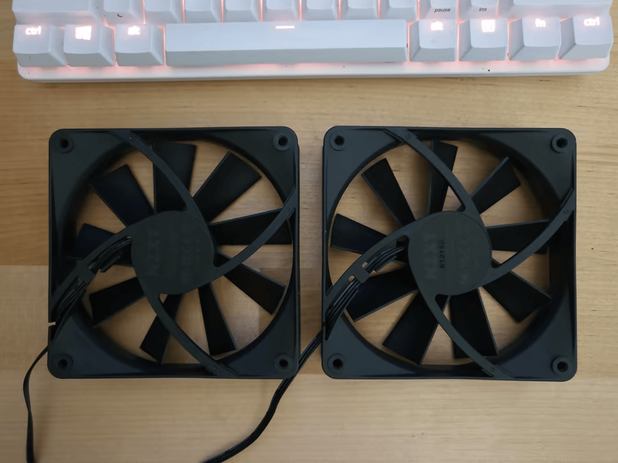 NZXT H7 Flow Stock Case Fans