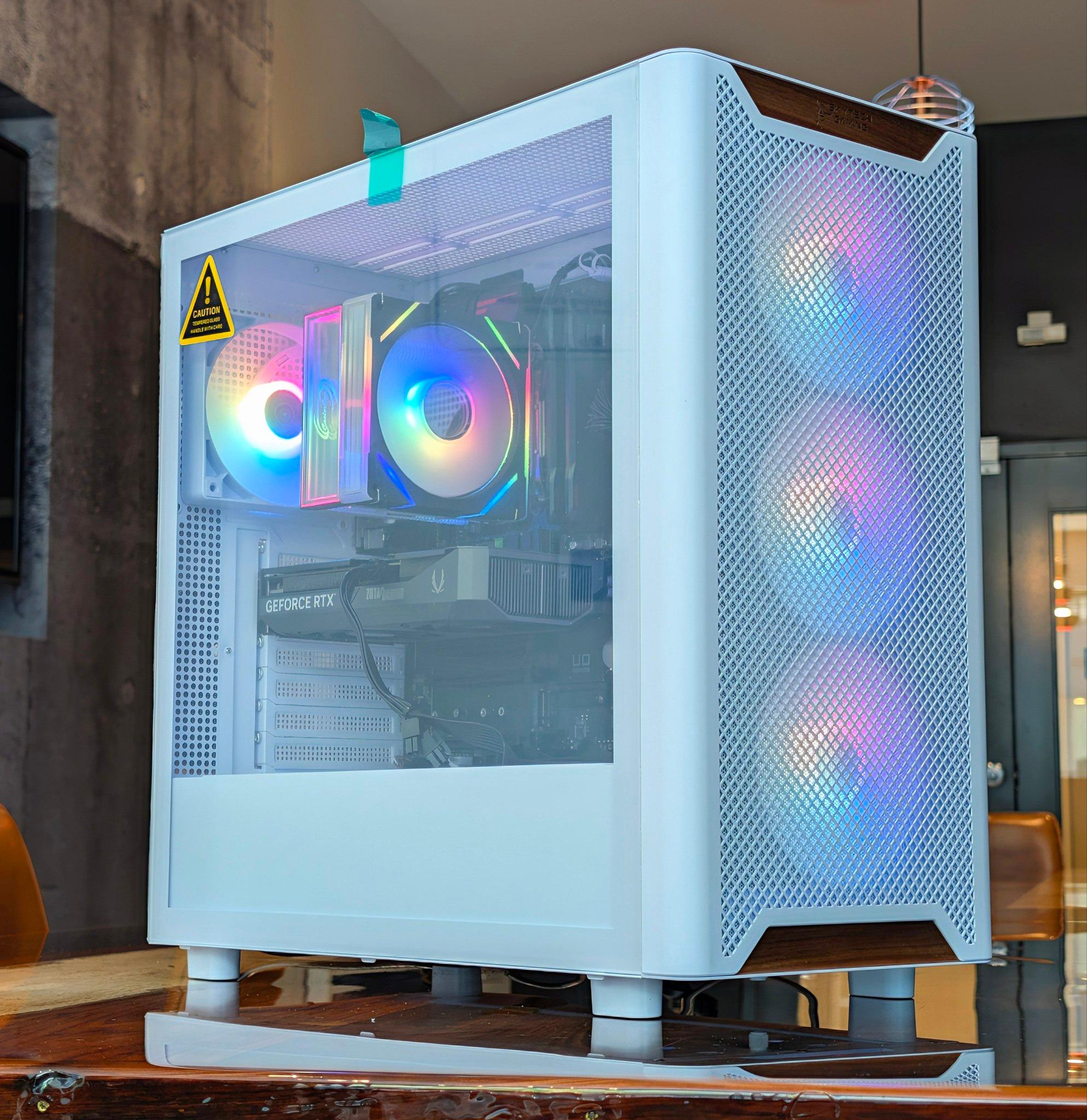 GeForce RTX 5060 Ti 8GB Custom Gaming PC - Ryzen 7 5700, 16GB RAM, 1TB NVMe SSD