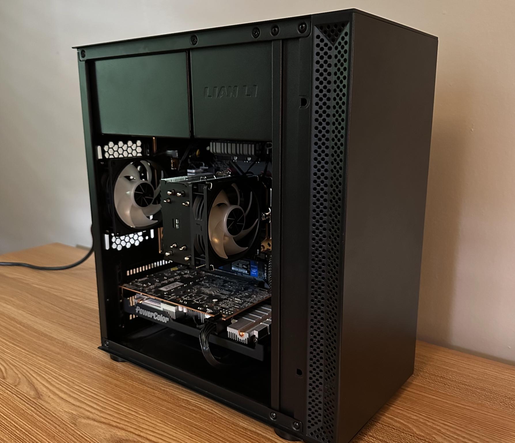 Budget 1080p Gaming PC Ryzen 5 RX 5500XT 16GB RAM 500GB NVMe SSD WiFi Lian Li Easy Upgrade Path