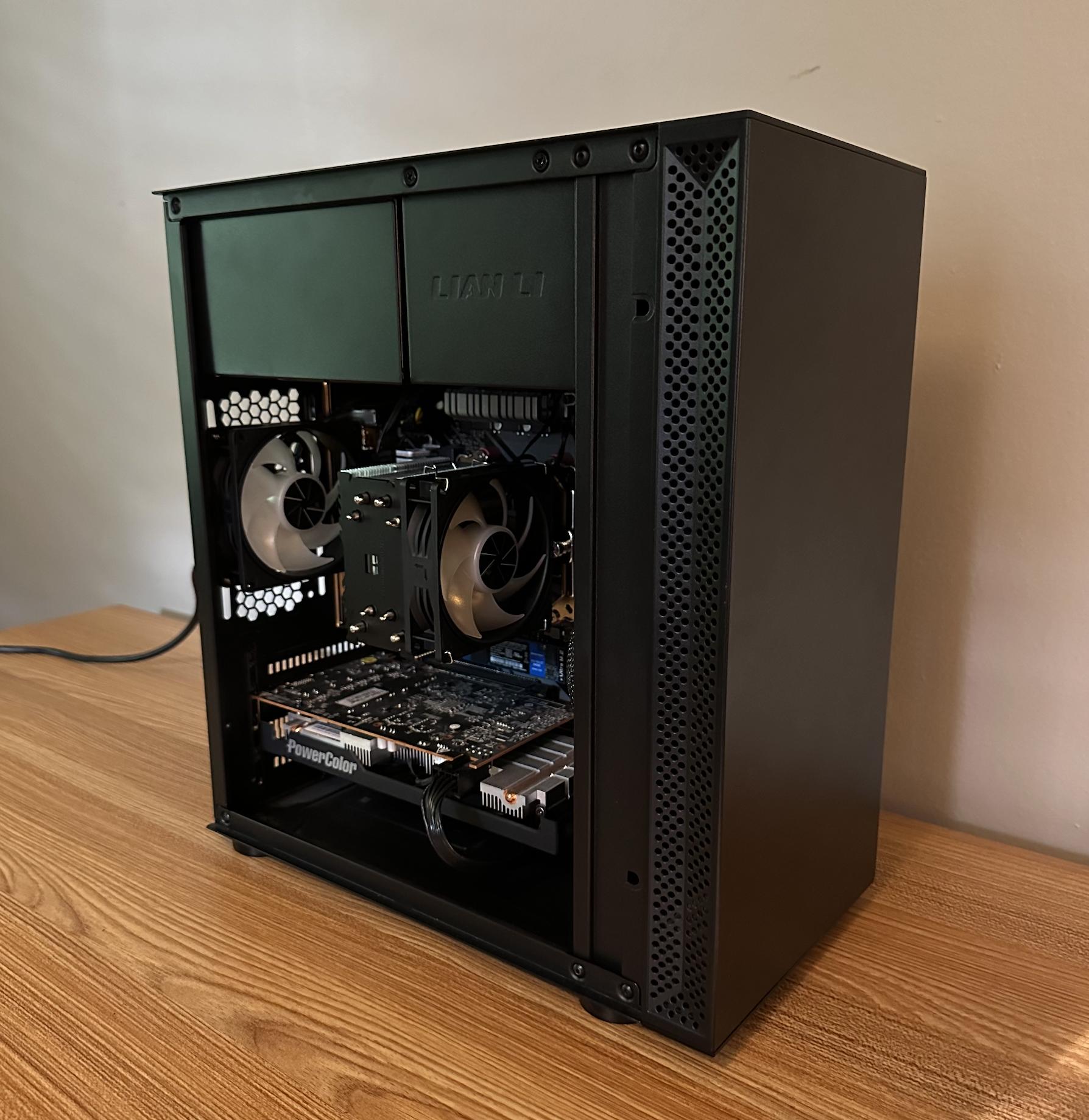 Budget 1080p Gaming PC Ryzen 5 RX 5500XT 16GB RAM 500GB NVMe SSD WiFi Lian Li Easy Upgrade Path
