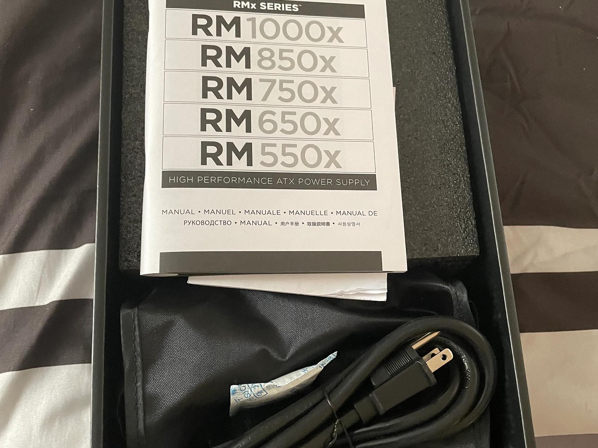 Corsair RMX Series, RM850x, 850 Watt, 80+ Gold Certified, Fully Modular