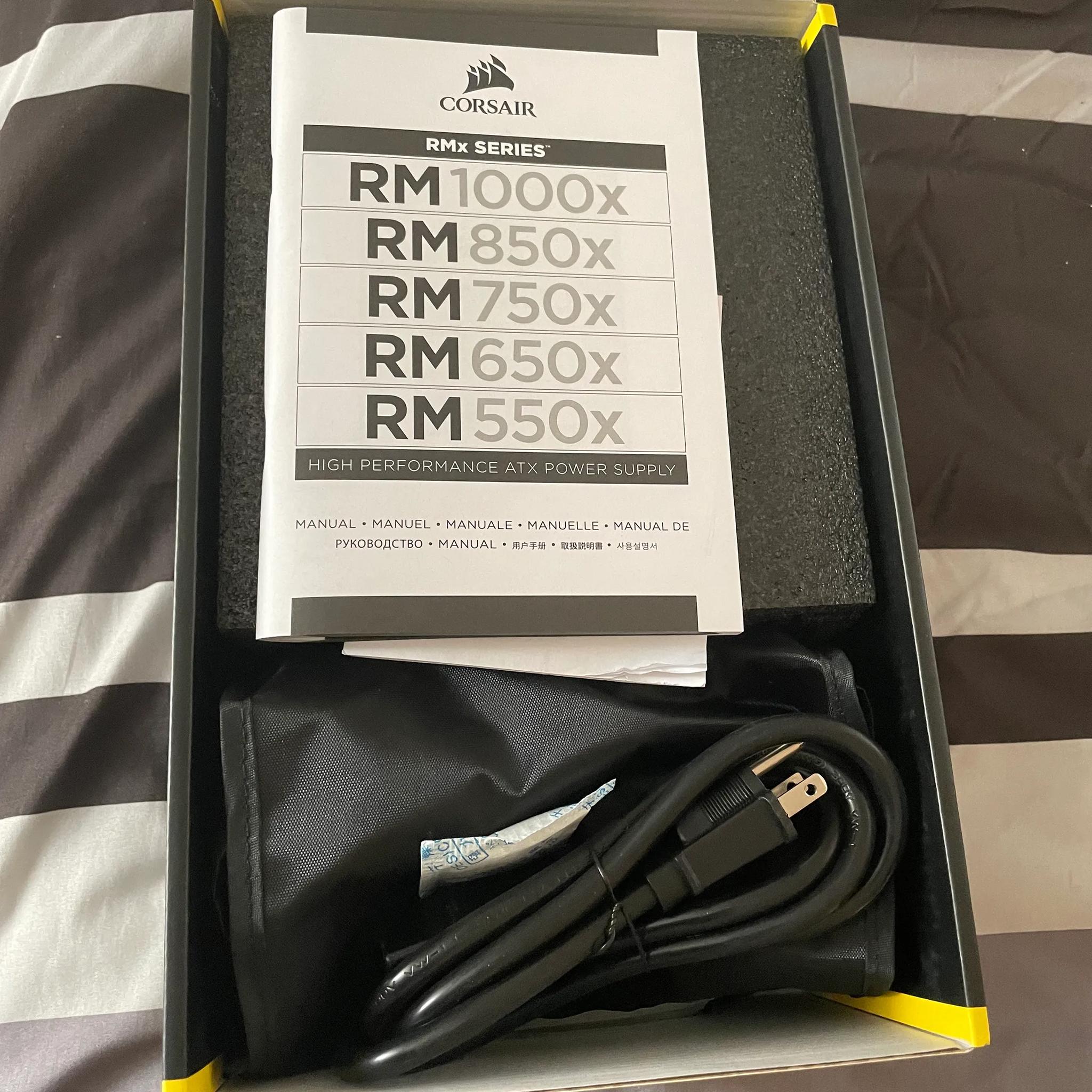 Corsair RMX Series, RM850x, 850 Watt, 80+ Gold Certified, Fully Modular