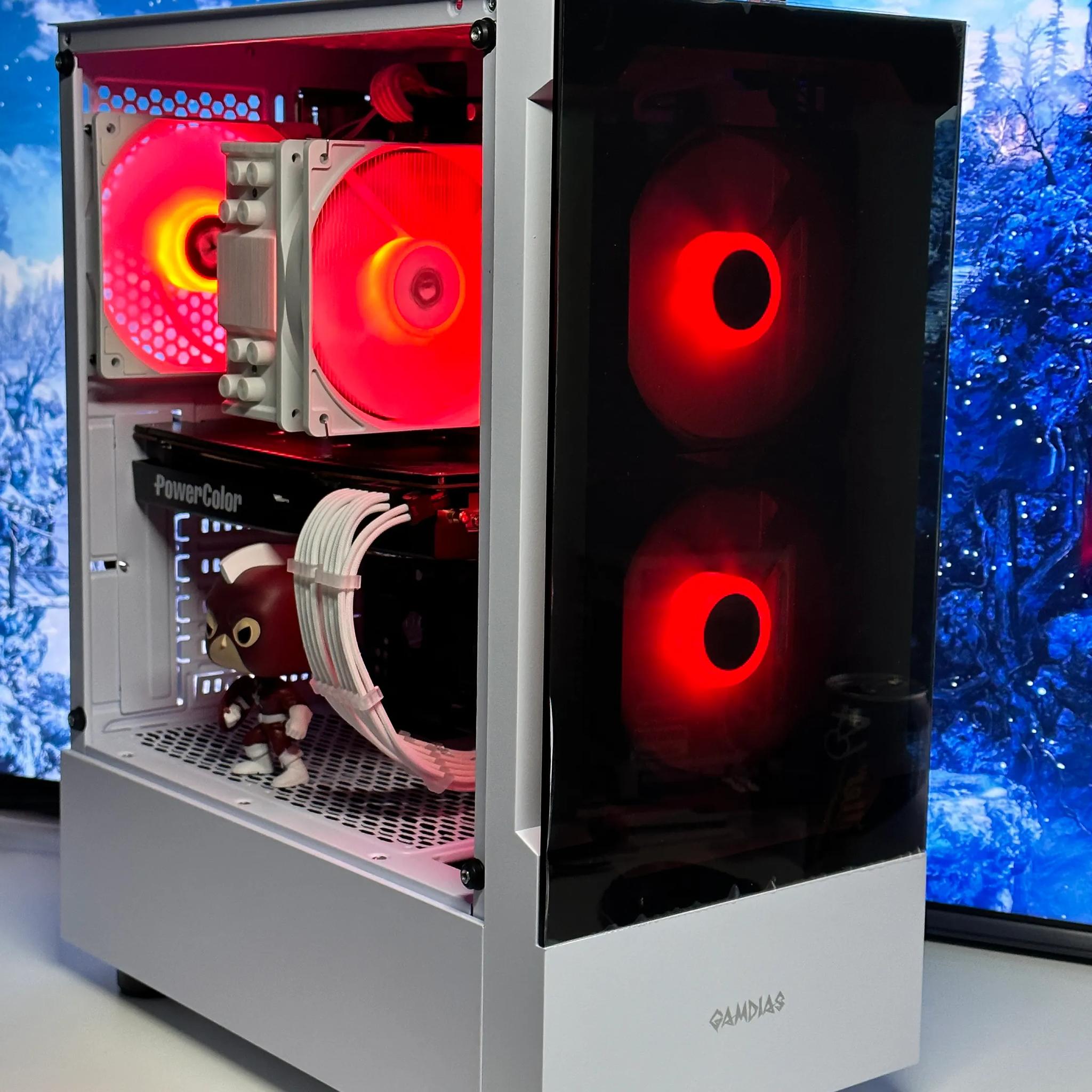 🛑☄️Red Guardian☄️🛑-Gaming PC-Ryzen 5 3600 6-Core -AMD RX 5700XT 8GB-16GB DDR4 RAM-500GB NVME SSD