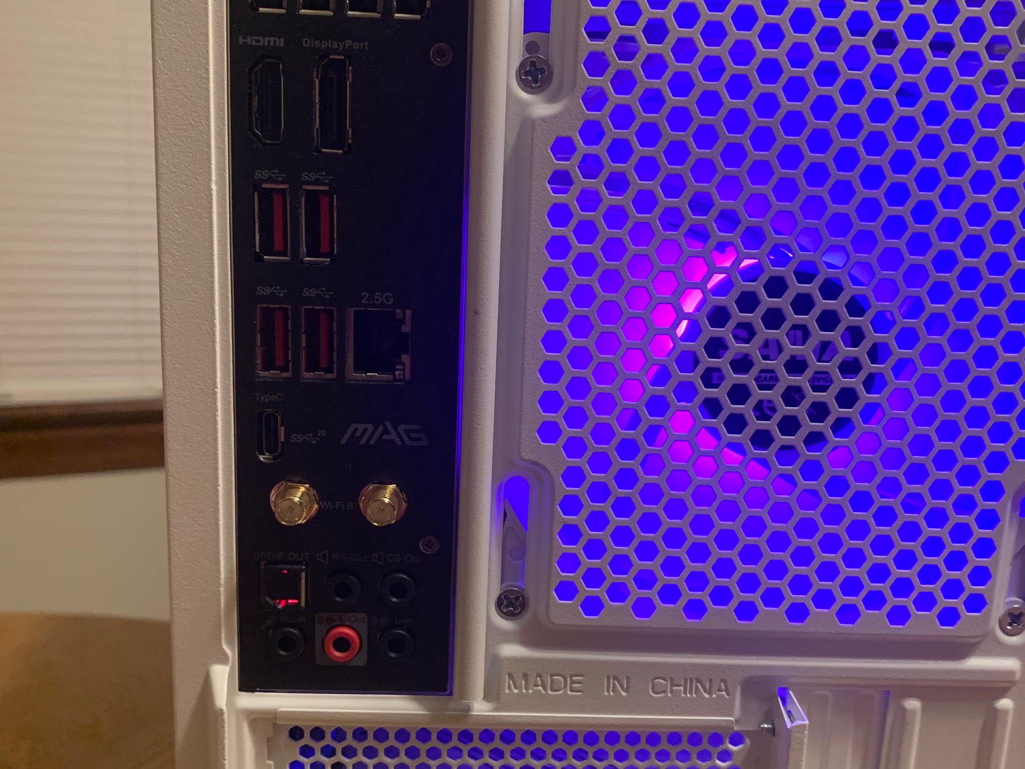 Custom PC 13th gen I7, 3080, 64GB, 1TB