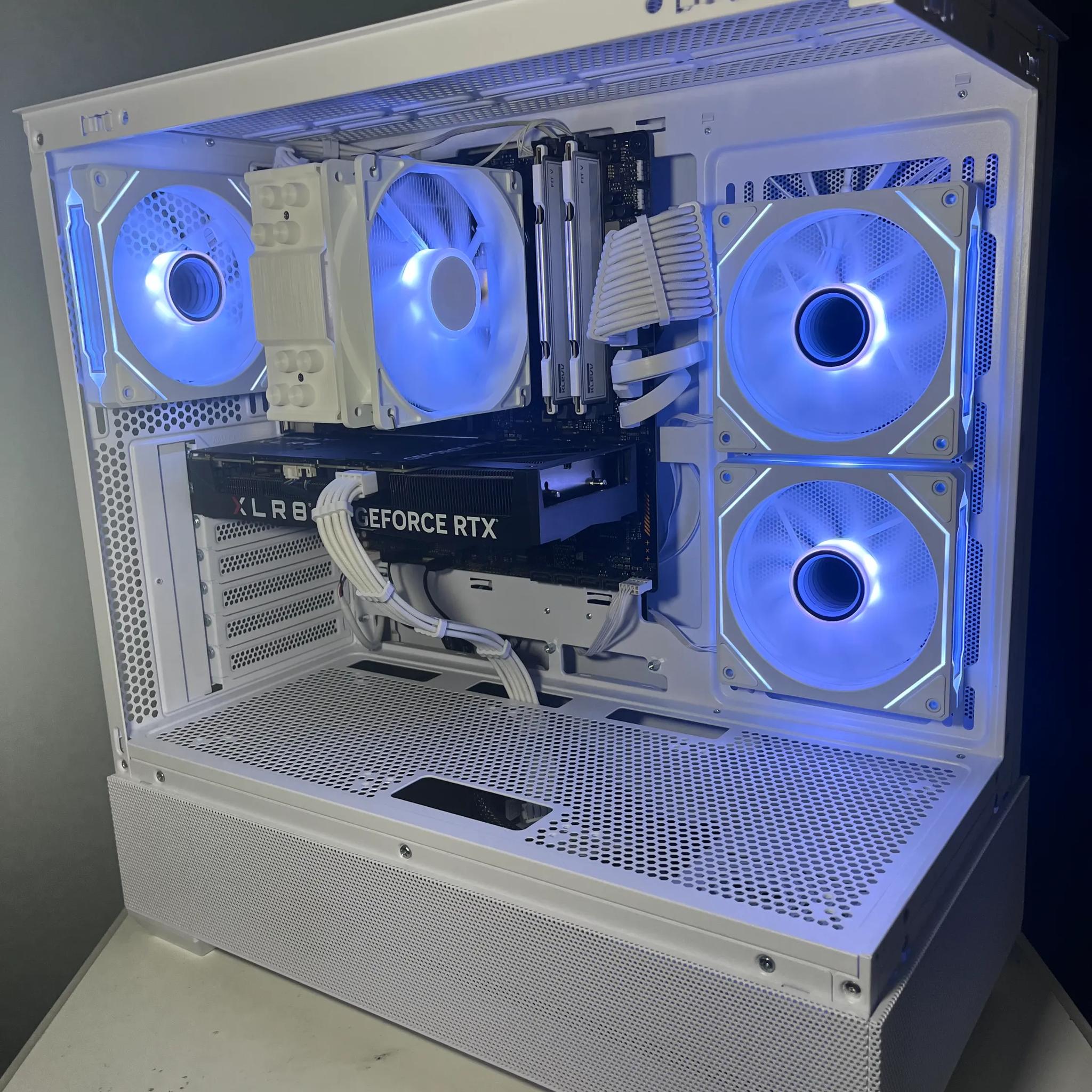 Amazing White 4060 Ti | Ryzen 5 7600x Gaming PC