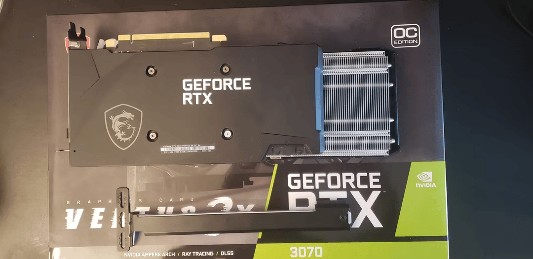 (USED) NVIDIA GeForce RTX 3070 VENTUS 3X OC BV 8GB GDDR6 PCI Express 4.0 Graphics Card