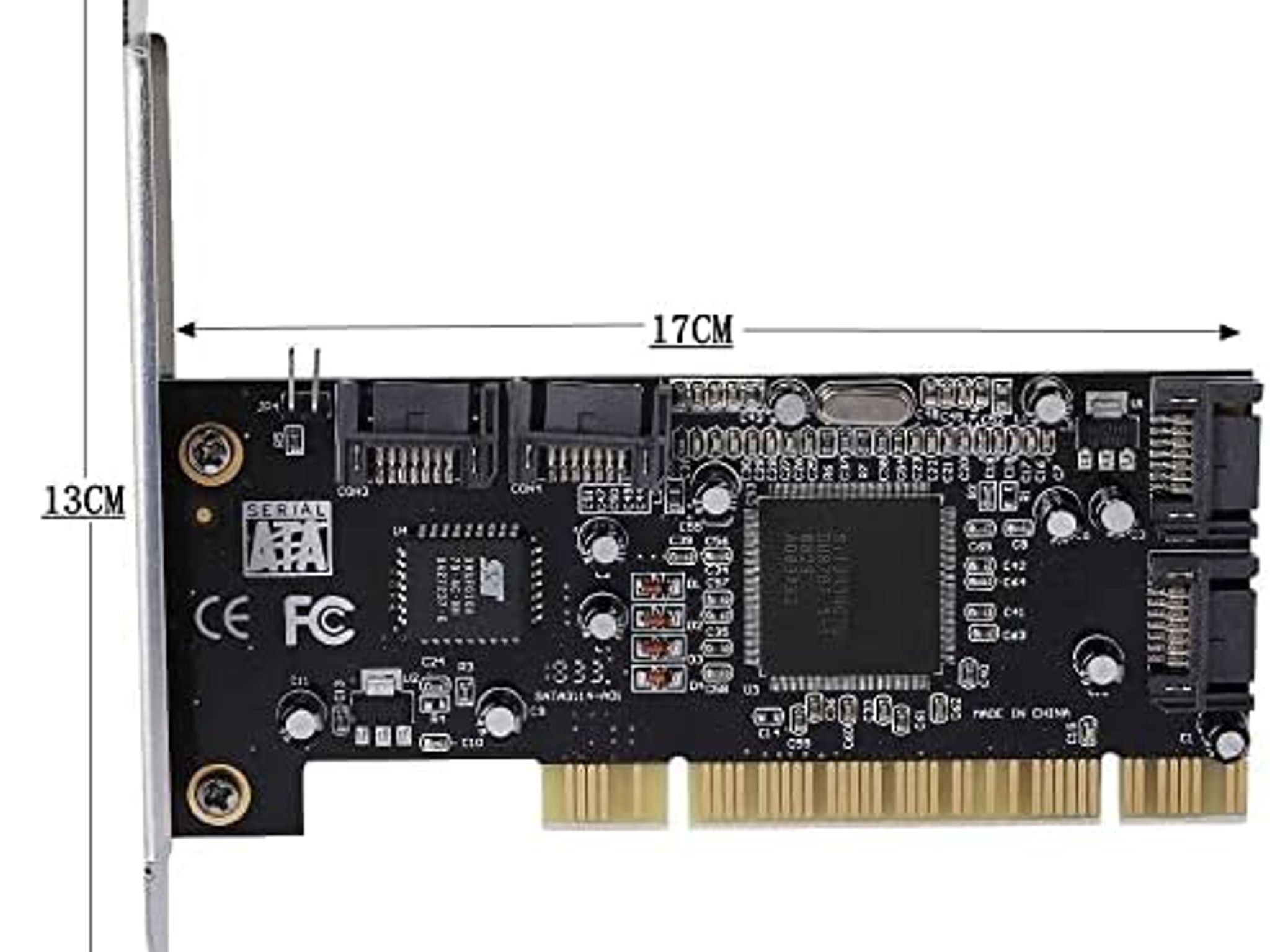 Sil3114 PCI SATA RAID Controller Card - 4 Port   1.5Gbps FOUR HARD DRIVE support / NAS