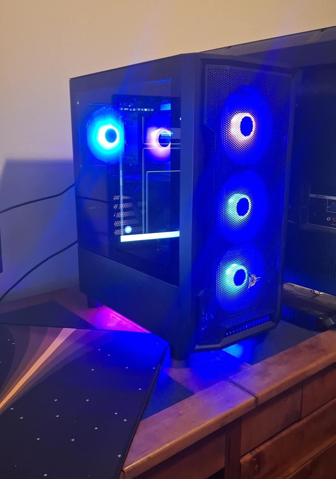 Custom Gaming PC Build parts together are 1800