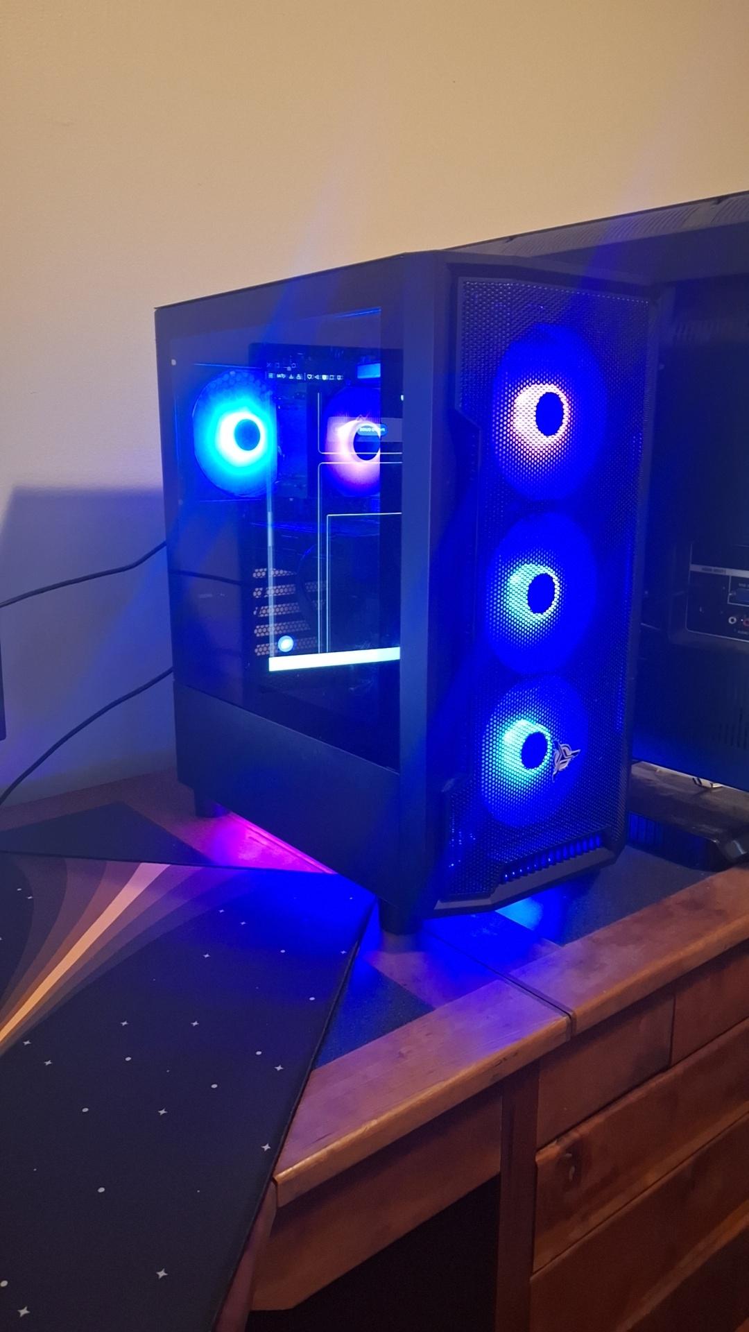 Custom Gaming PC Build parts together are 1800