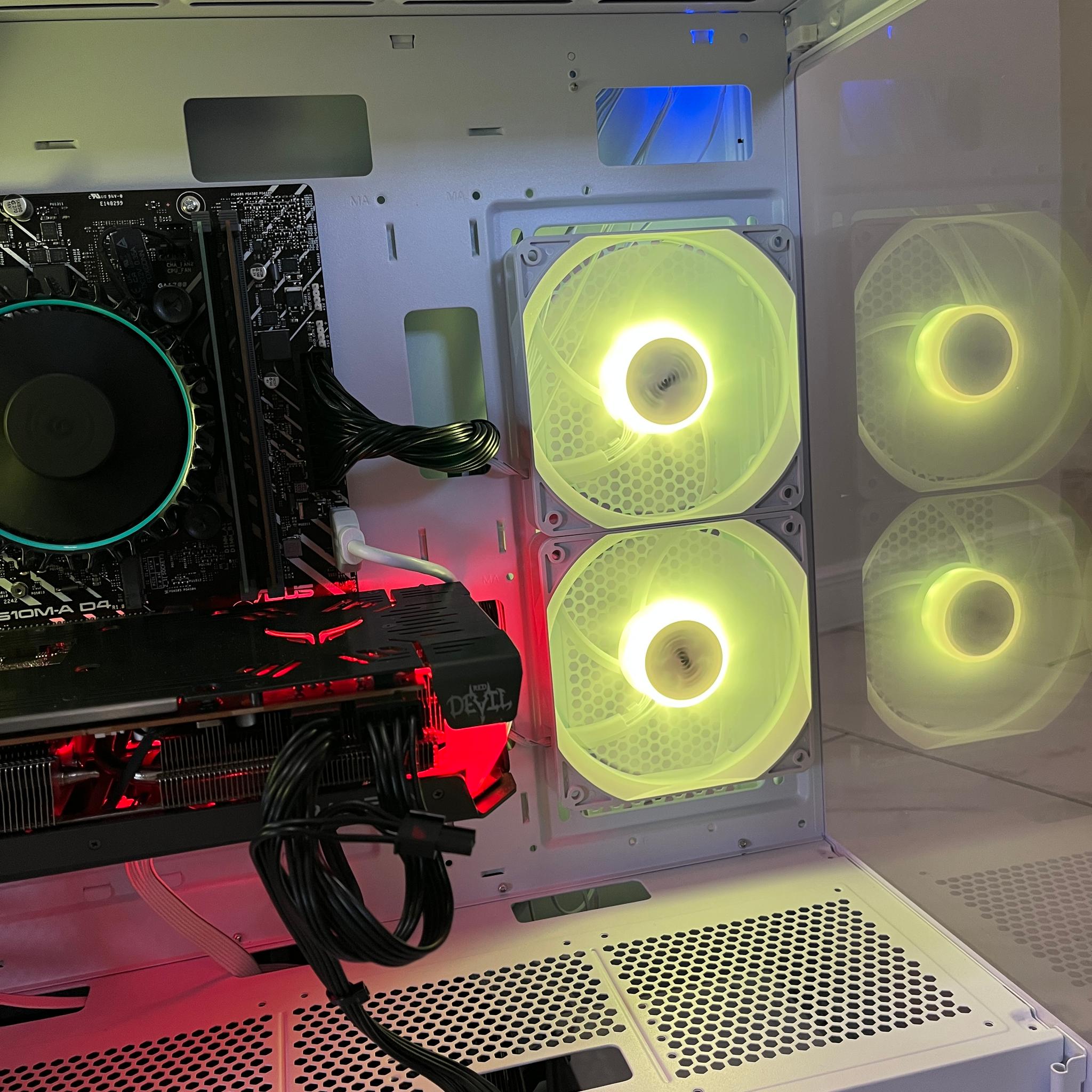 AMD RX 6600 XT, Intel Core i3-12100, 16GB RAM, 512GB SSD, High FPS Gaming PC w/ Wi-Fi & BT