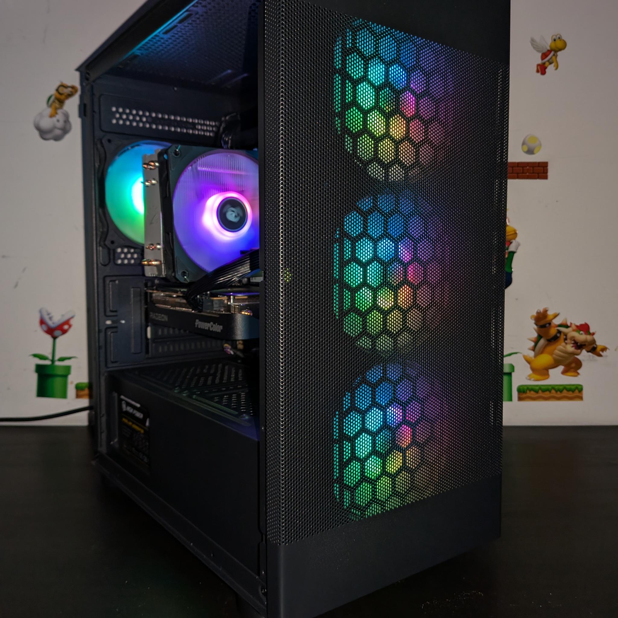 i5-14400f | Rx 9060 XT 16GB | 16GB DDR5 | 1TB | 600W GOLD