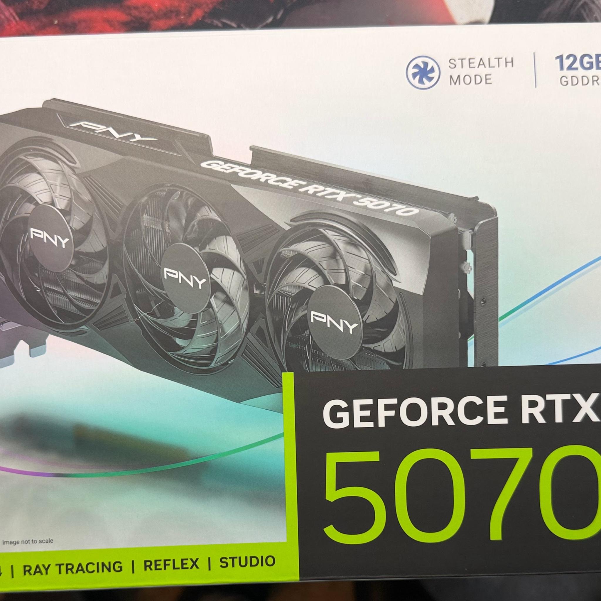 PNY GeForce RTX 5070 Overclocked Triple Fan
