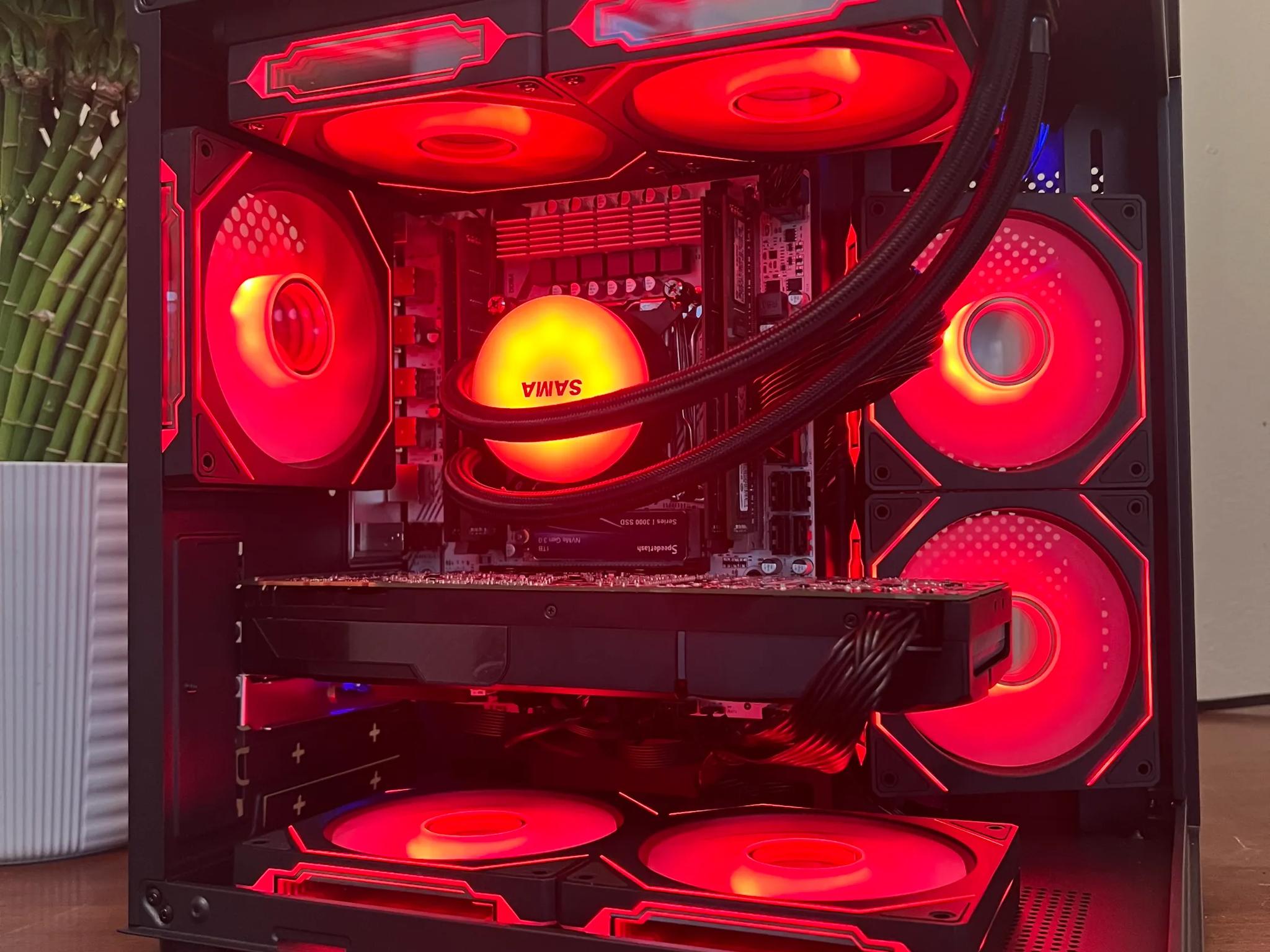 Water Cooled Intel 10 Core Gaming PC GTX 1080 1tb NVME SSD 32GB RAM WIFi WINDOWS 11 Pro