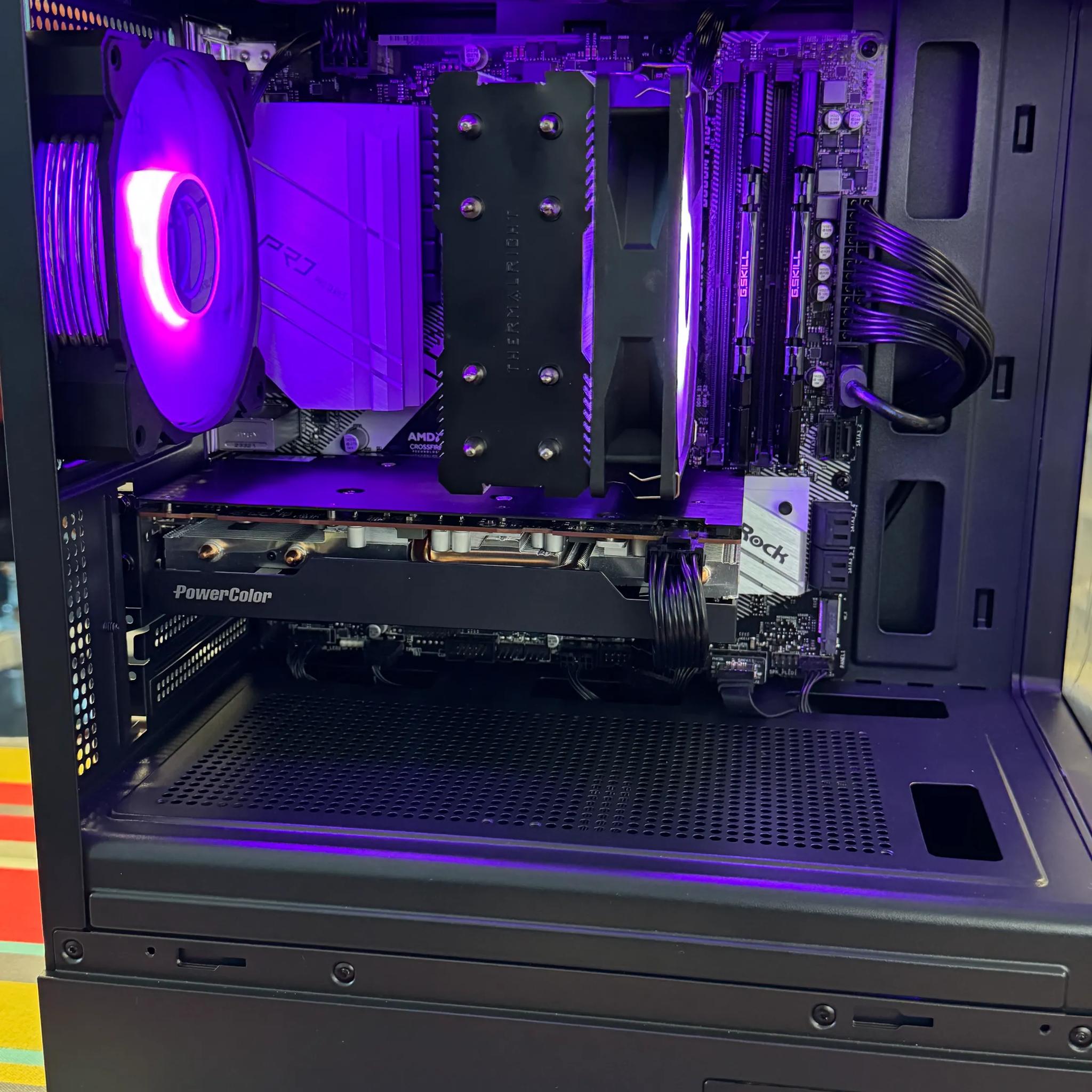 'ALL NEW PARTS' PC with AMD RYZEN 7 5700X & RX 7600