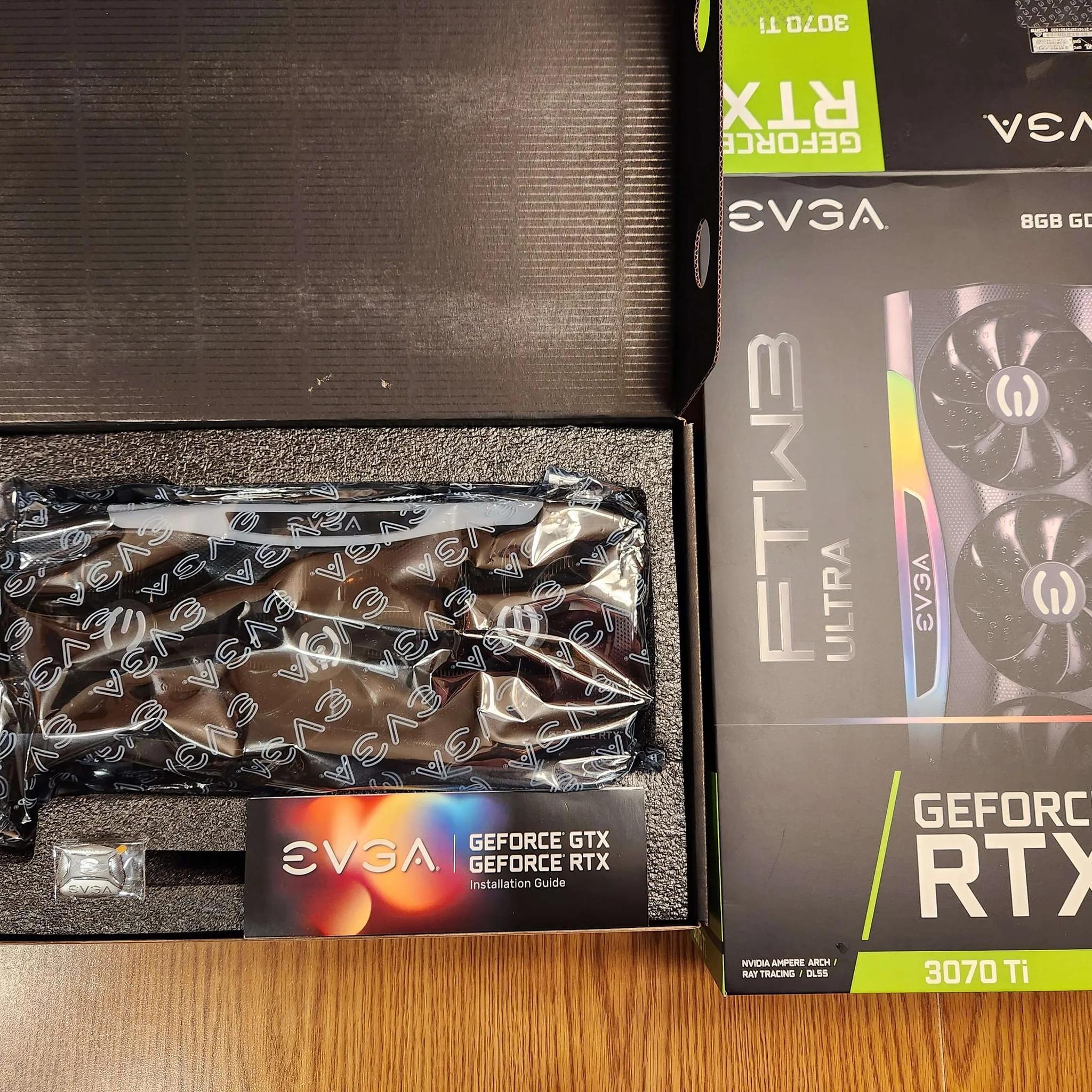 EVGA RTX 3070 Ti FTW3 Ultra 8GB - Great Condition with Original Box