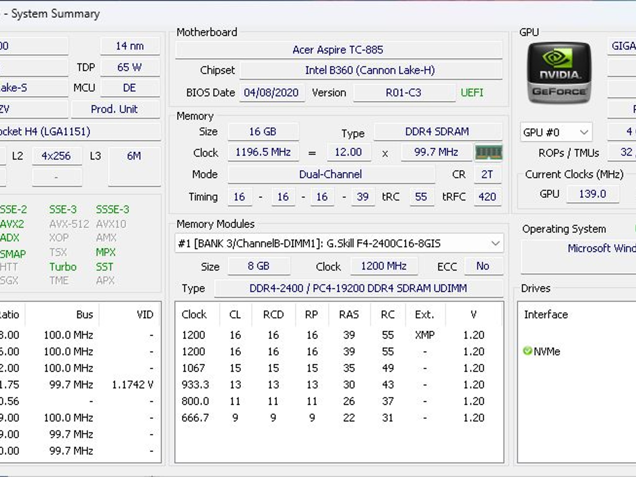 GTX 1050ti 4G | Quad-Core i3-9100 | 16GB (2x8G) | 512GB NVME | Upgraded for Gaming Acer PC